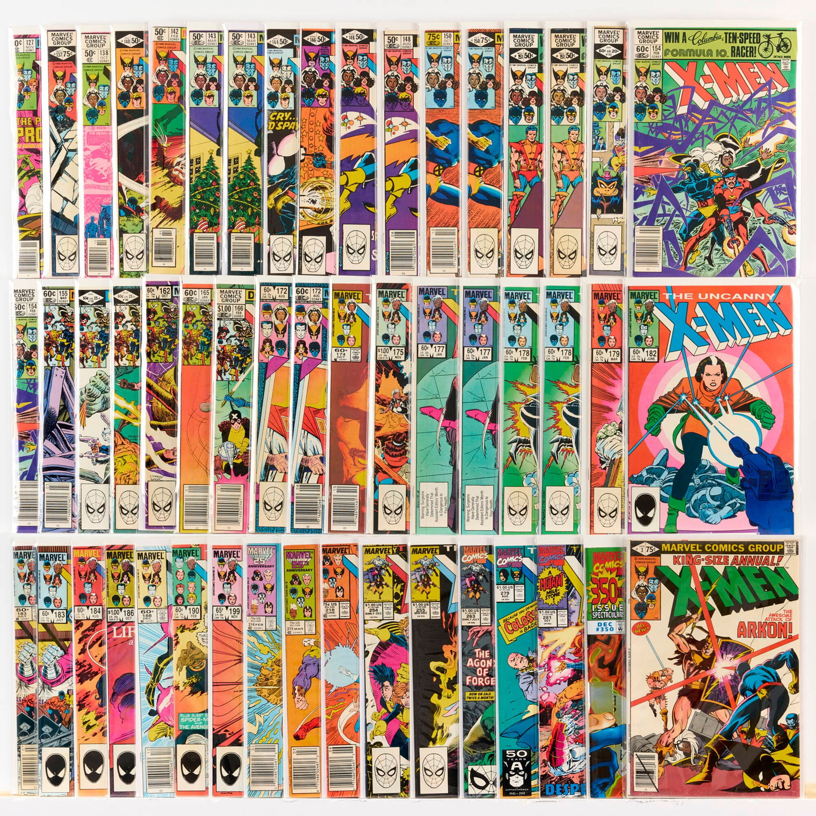 51 X-Men and Uncanny X-Men #127-#350 Group (1 of 1)