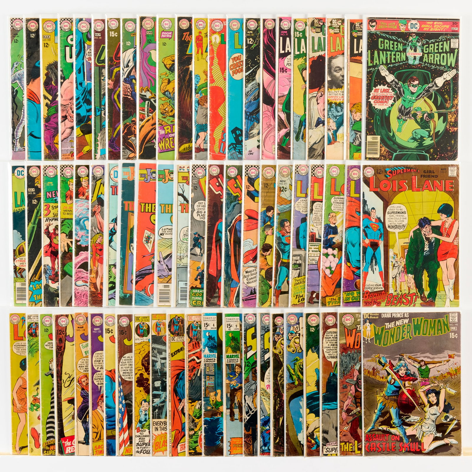 65 DC Comics Mixed Title Group: 65 DC Comics Mixed Title Group USA, 20th Century Group includes: DC Comics Action Comics #349 (3.0-5.0), #355; Blackhawk #239 (Grades range 2.0-3.0); Challengers of the Unknown #52, #61, #68, #71