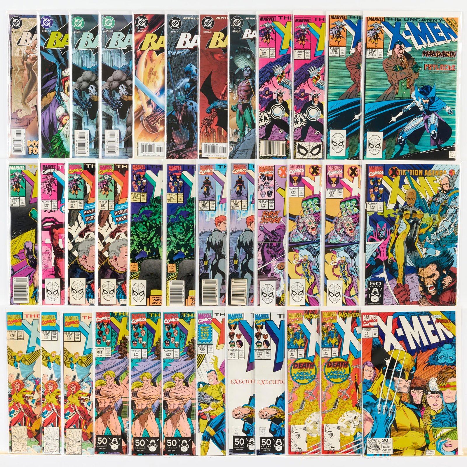 36 DC and Marvel Comics Batman and X-Men Group (1 of 1)