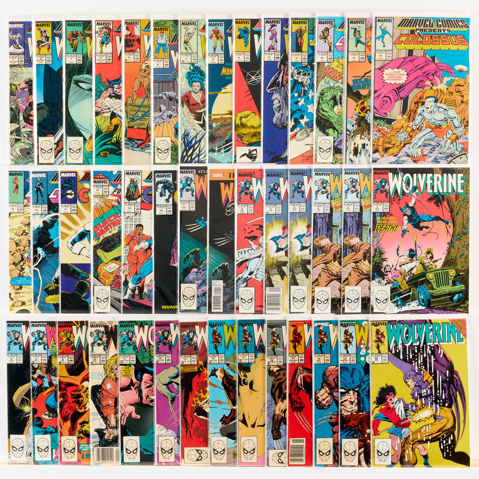 42 Marvel Comics Marvel Comics Presents [Wolverine] and Wolverine Group (1 of 1)