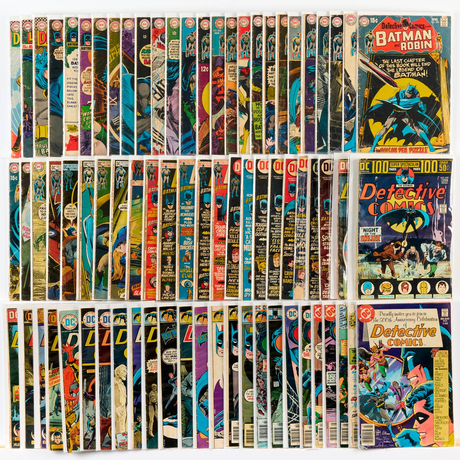 76 DC Comics Detective Comics #358-#500 Group (1 of 1)