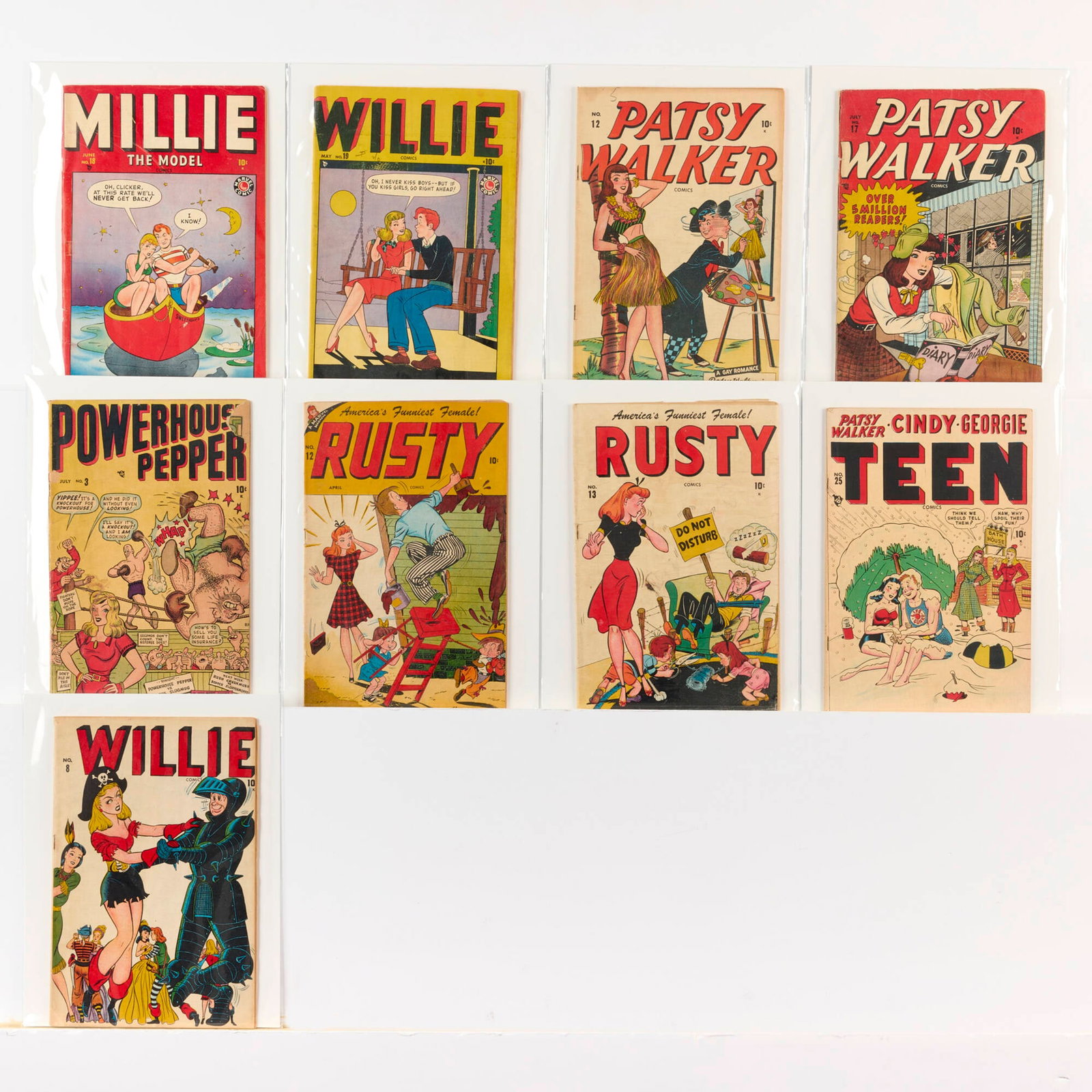 21 Timely Comics Mixed Title Group - 2