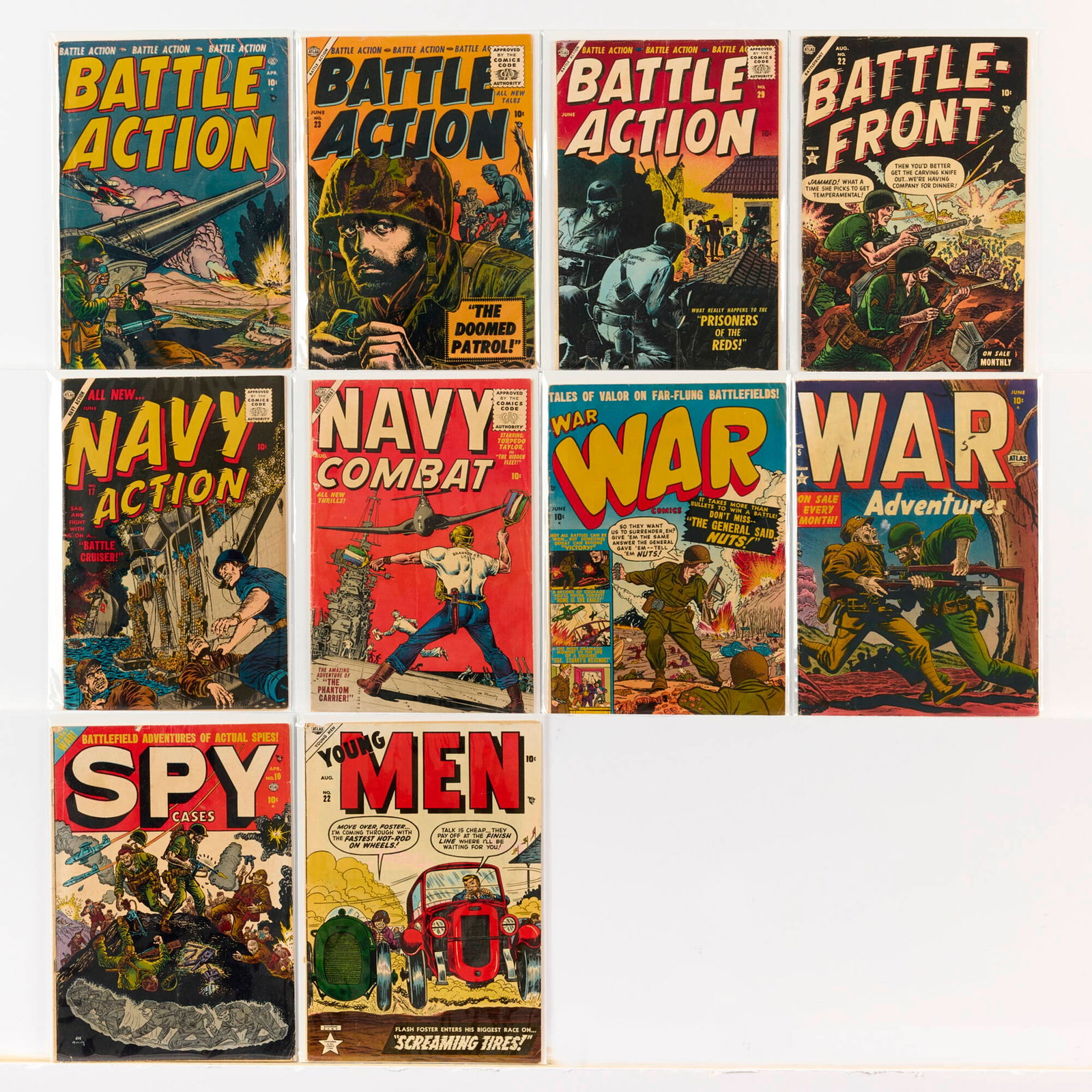 10 Atlas Comics War Related Group (1 of 1)
