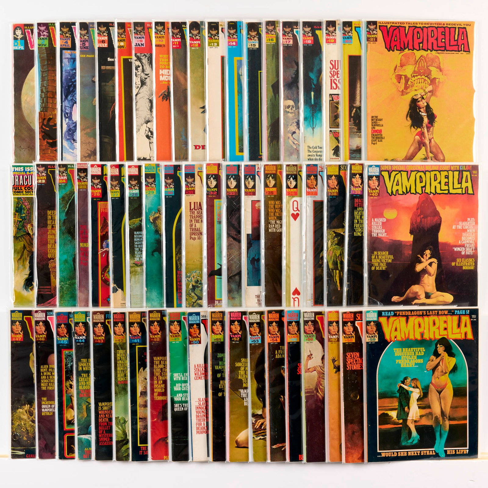 113 Warren Publishing Vampirella #1-#113 Magazine Group (1 of 2)