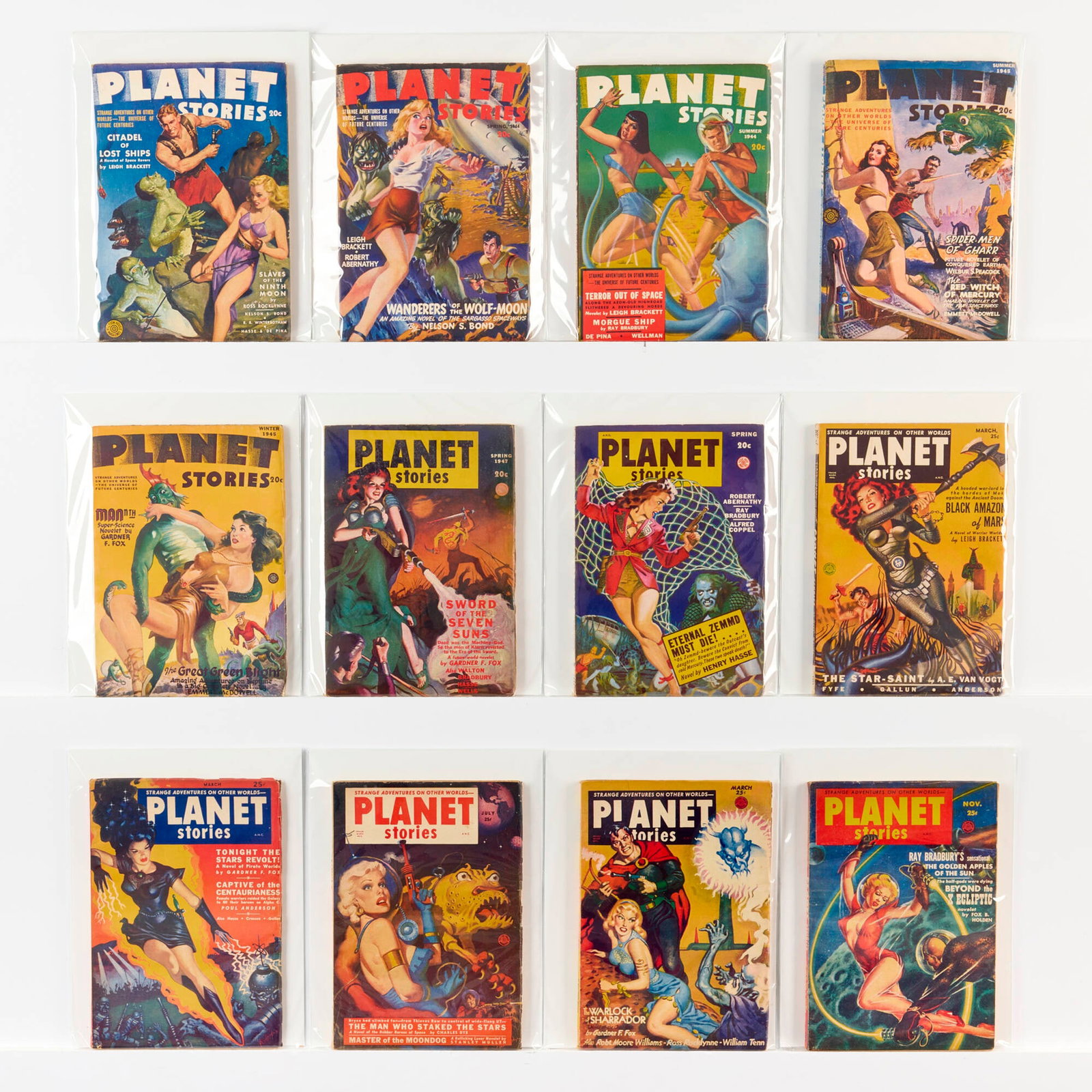 12 Fiction House Planet Stories V2 #2-V6 #3 Pulp Group (1 of 1)