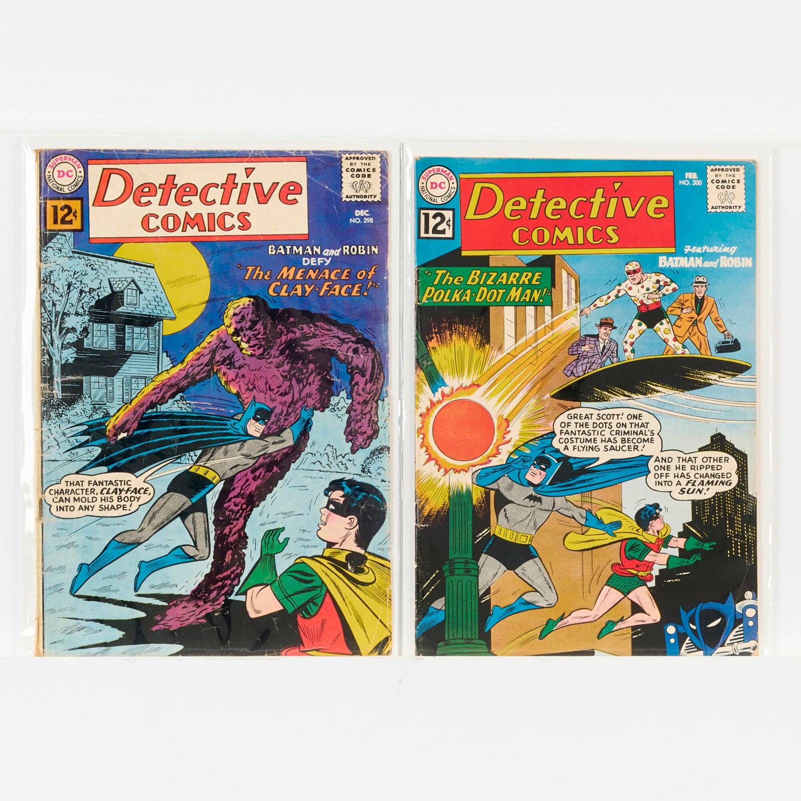 2 DC Comics Detective Comics #298 and #300 Group (1 of 1)