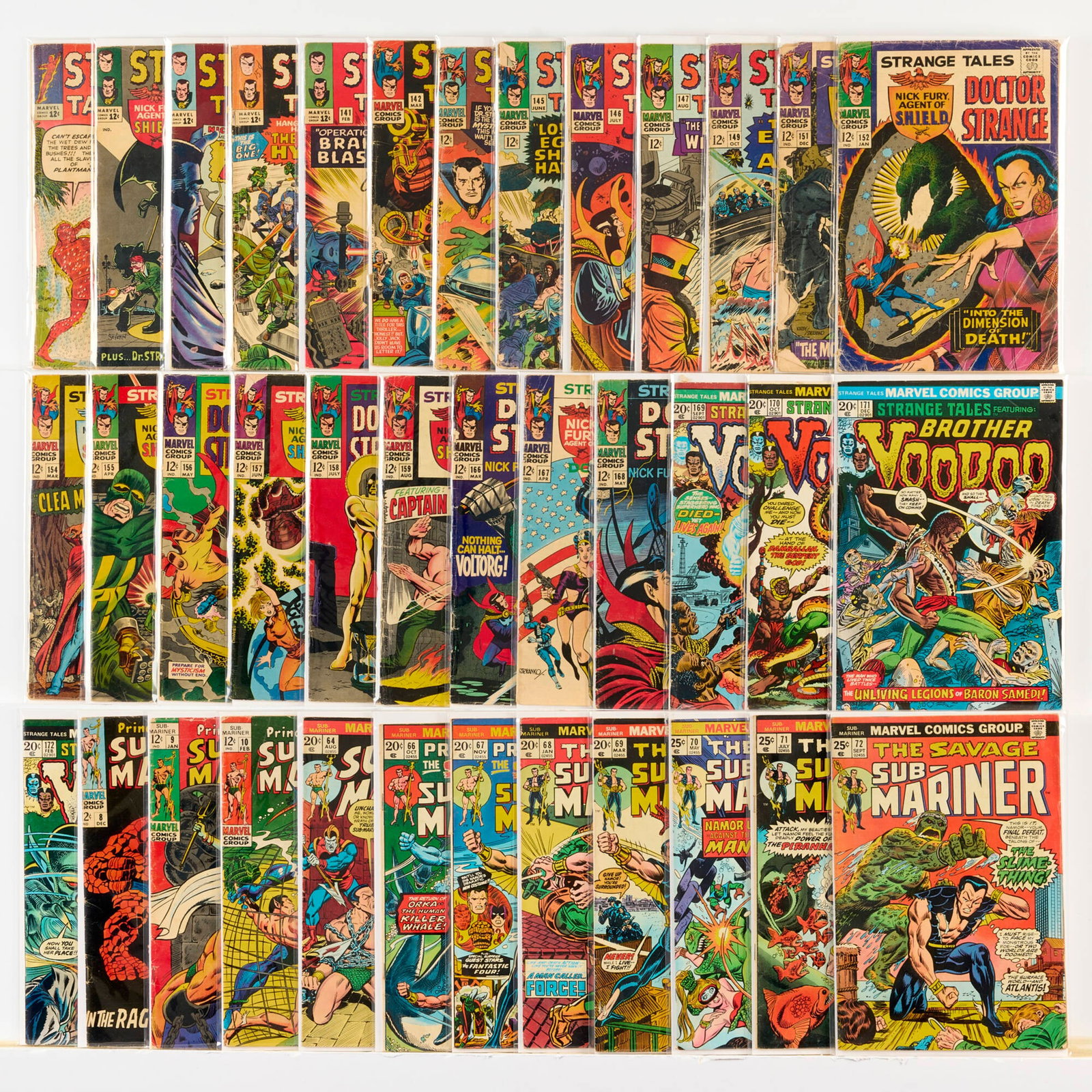 37 Marvel Comics Strange Tales and Sub-Mariner Group (1 of 1)