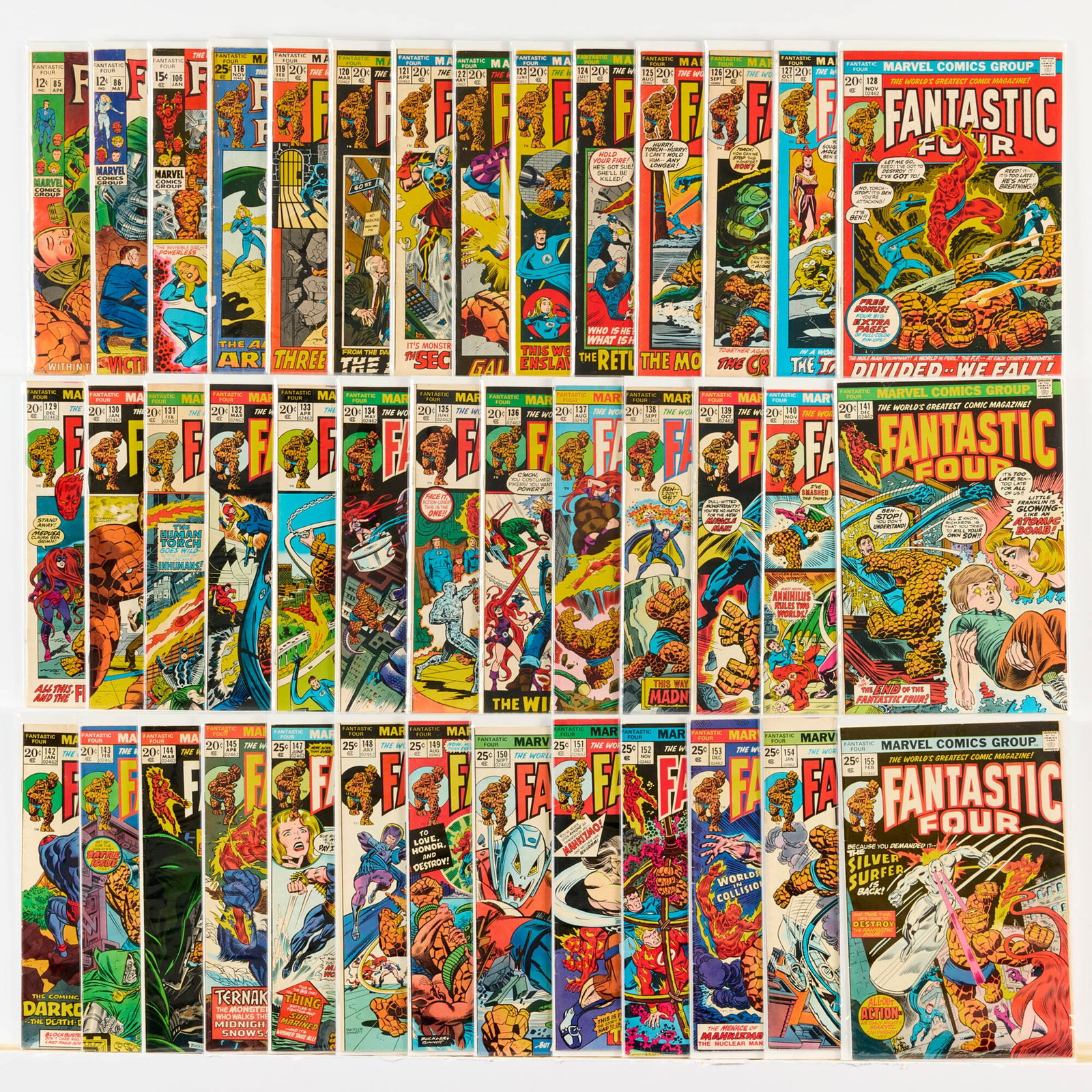 40 Marvel Comics Fantastic Four #85-#155 Group (1 of 1)