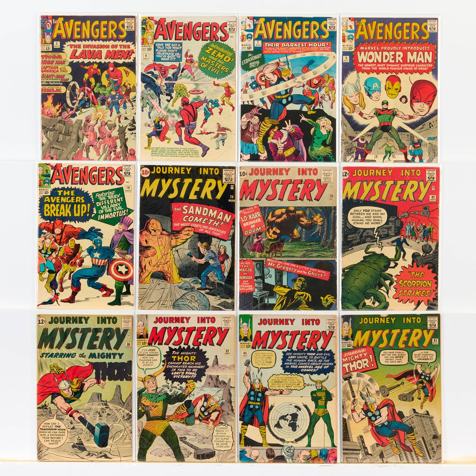 17 Marvel Comics Avengers and Journey into Mystery Group (1 of 2)