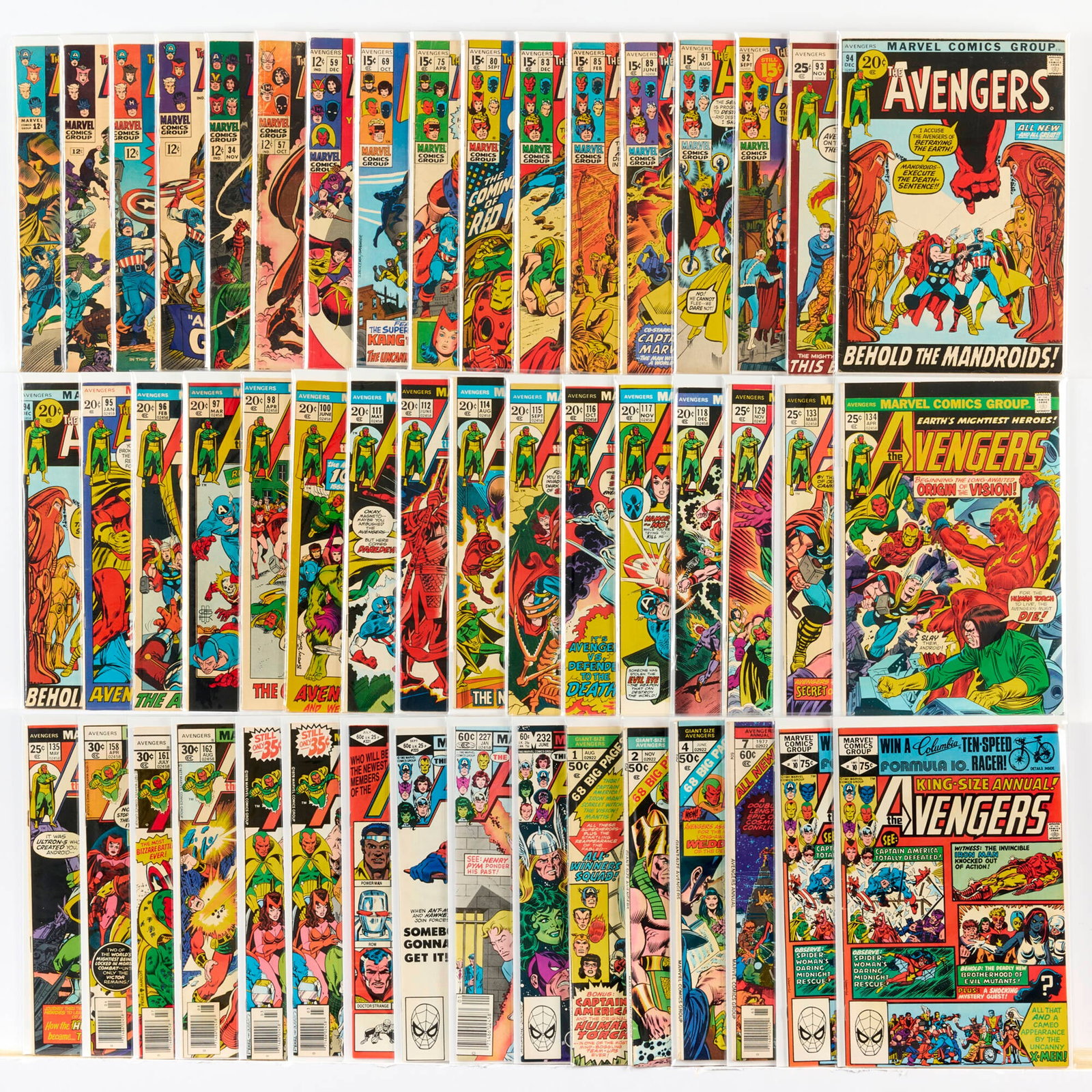 49 Marvel Comics Avengers #23-#232 Group (1 of 1)