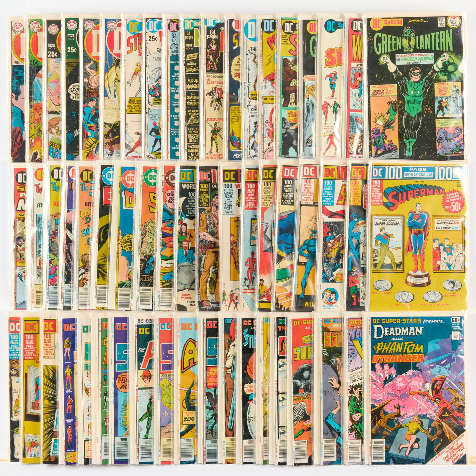 57 DC Comics DC Titled Related Group: 57 DC Comics DC Titled Related Group USA, 20th Century Group includes: DC Comics DC Special #1-#3 (Grades range 3.0-5.0), #4 (6.0-8.0), #5-#8 (Grades range 4.0-6.0), #10-#29 (Grades range 6.0-8.0);