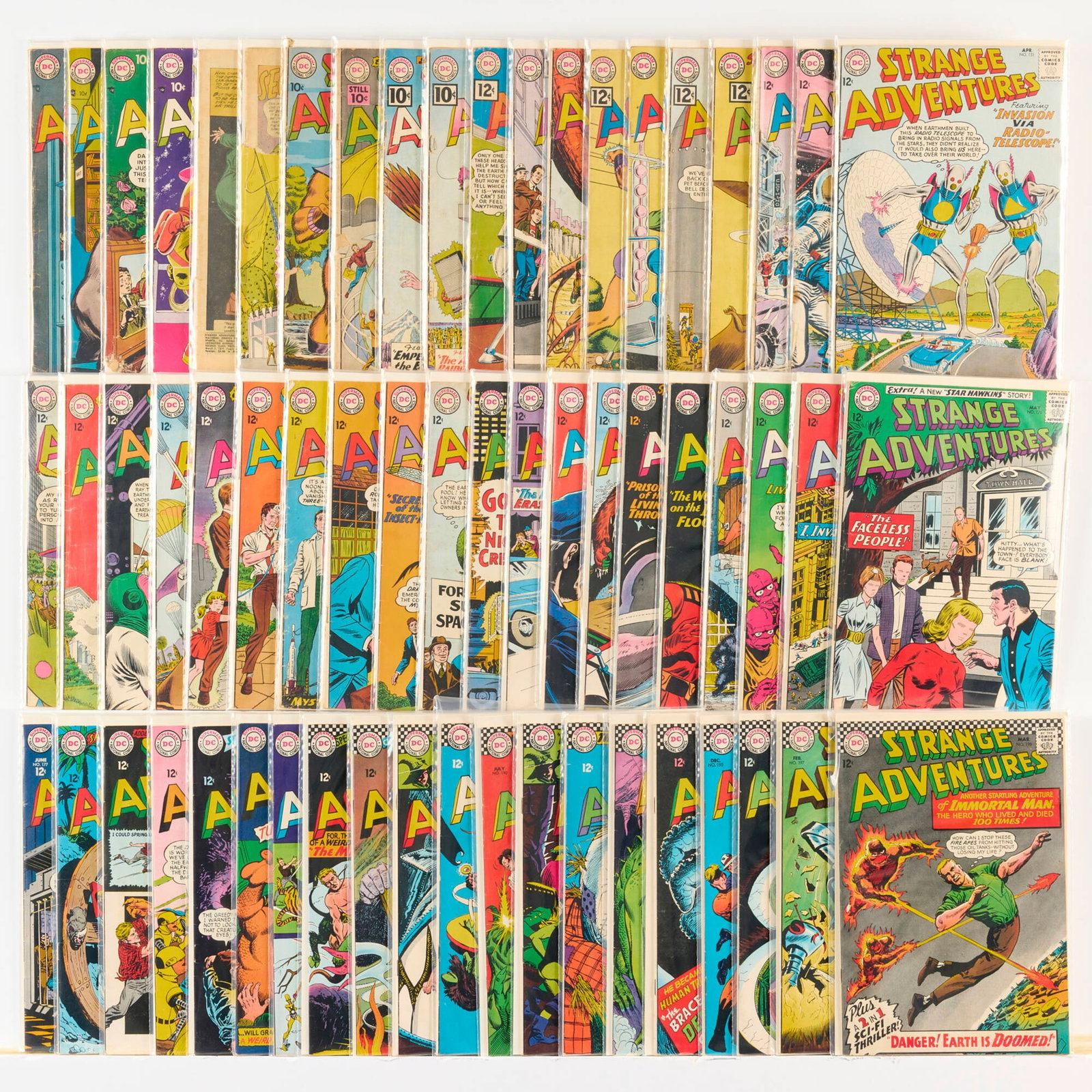 60 DC Comics Strange Adventures #65-#198 Group (1 of 1)