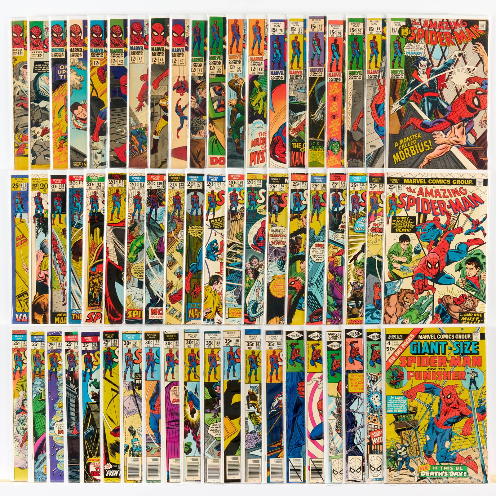 60 Marvel Comics Amazing Spider-Man #25-#212 Group (1 of 1)