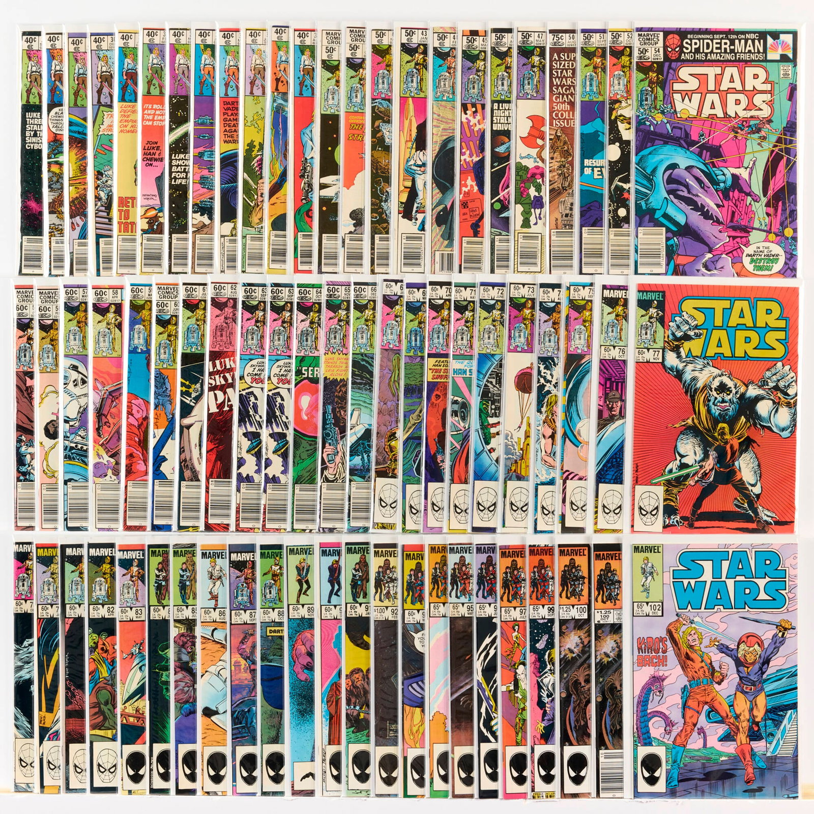 70 Marvel Comics Star Wars #27-#102 Group (1 of 1)