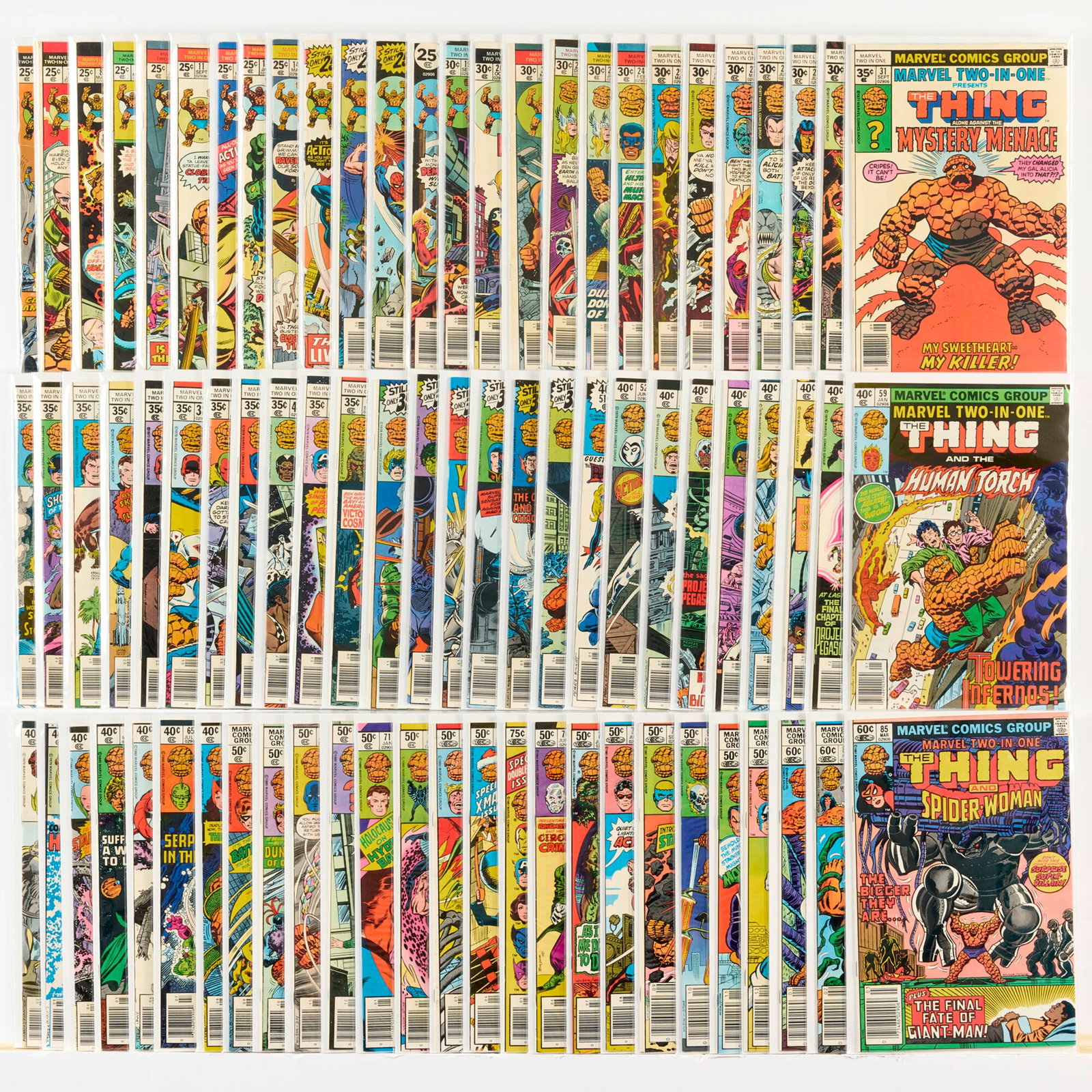 78 Marvel Comics Marvel Two-in-One #5-#85 Group (1 of 1)