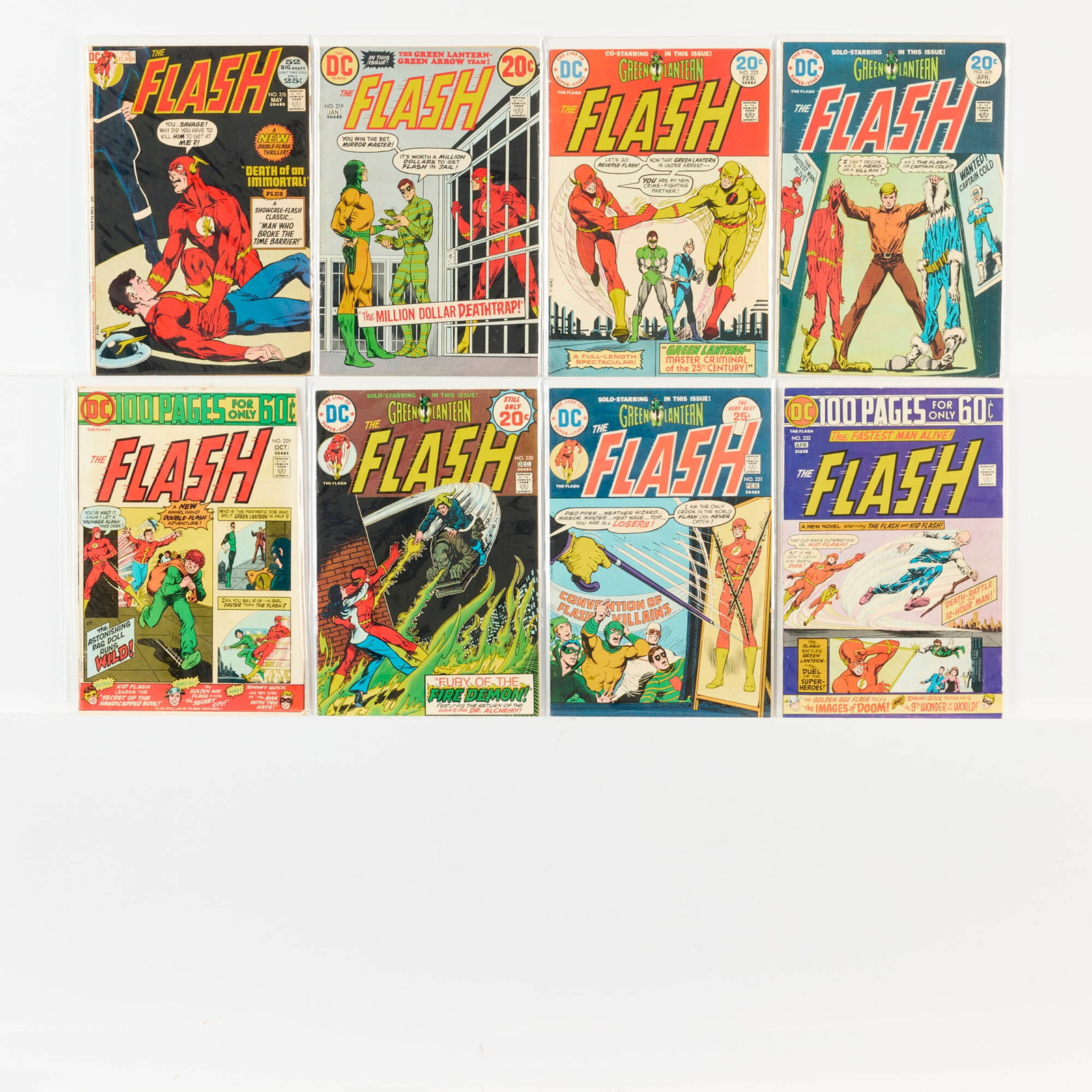 8 DC Comics Flash #215-#232 Group (1 of 1)