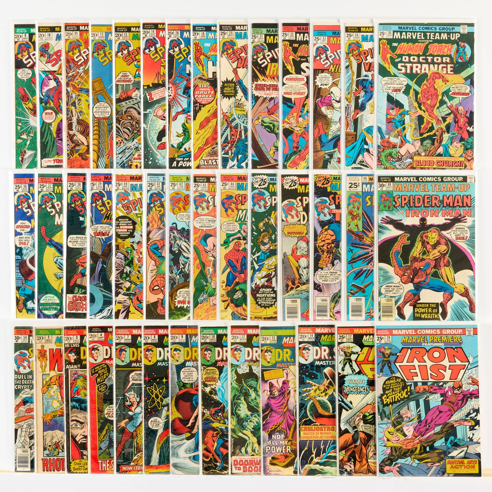 82 Marvel Comics Marvel Premiere and Marvel Team-Up Group (1 of 2)