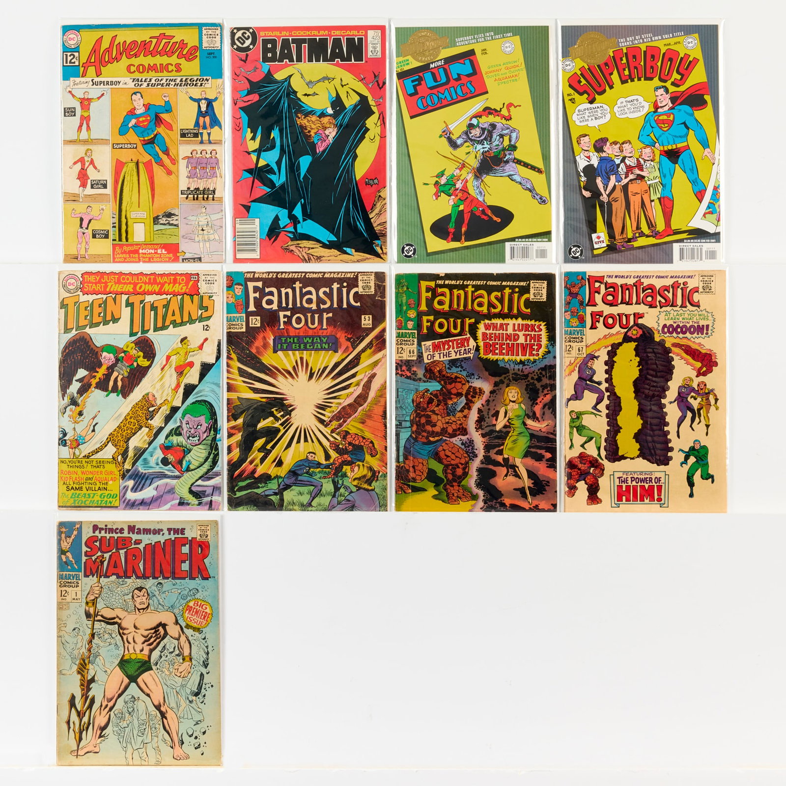 9 DC and Marvel Comics Mixed Title Group (1 of 1)
