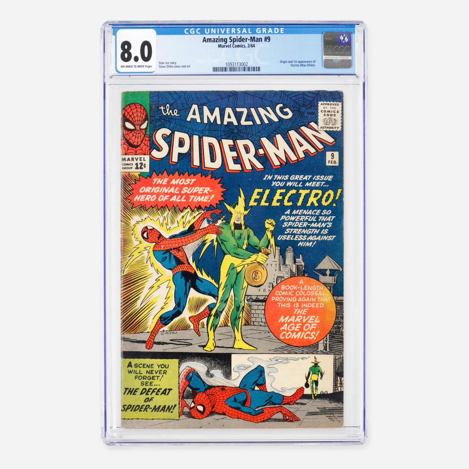 Marvel Comics Amazing Spider-Man #9 CGC 8.0 (1 of 2)