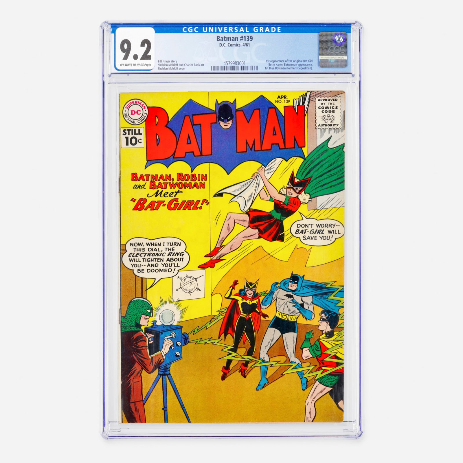 D.C. Comics Batman #139 CGC 9.2 (1 of 2)