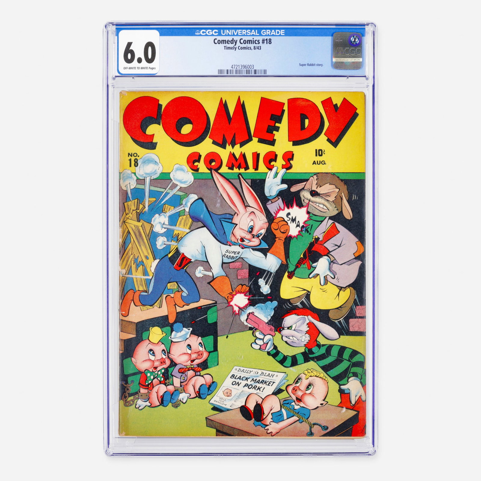 Timely Comics Comedy Comics #18 CGC 6.0 (1 of 2)