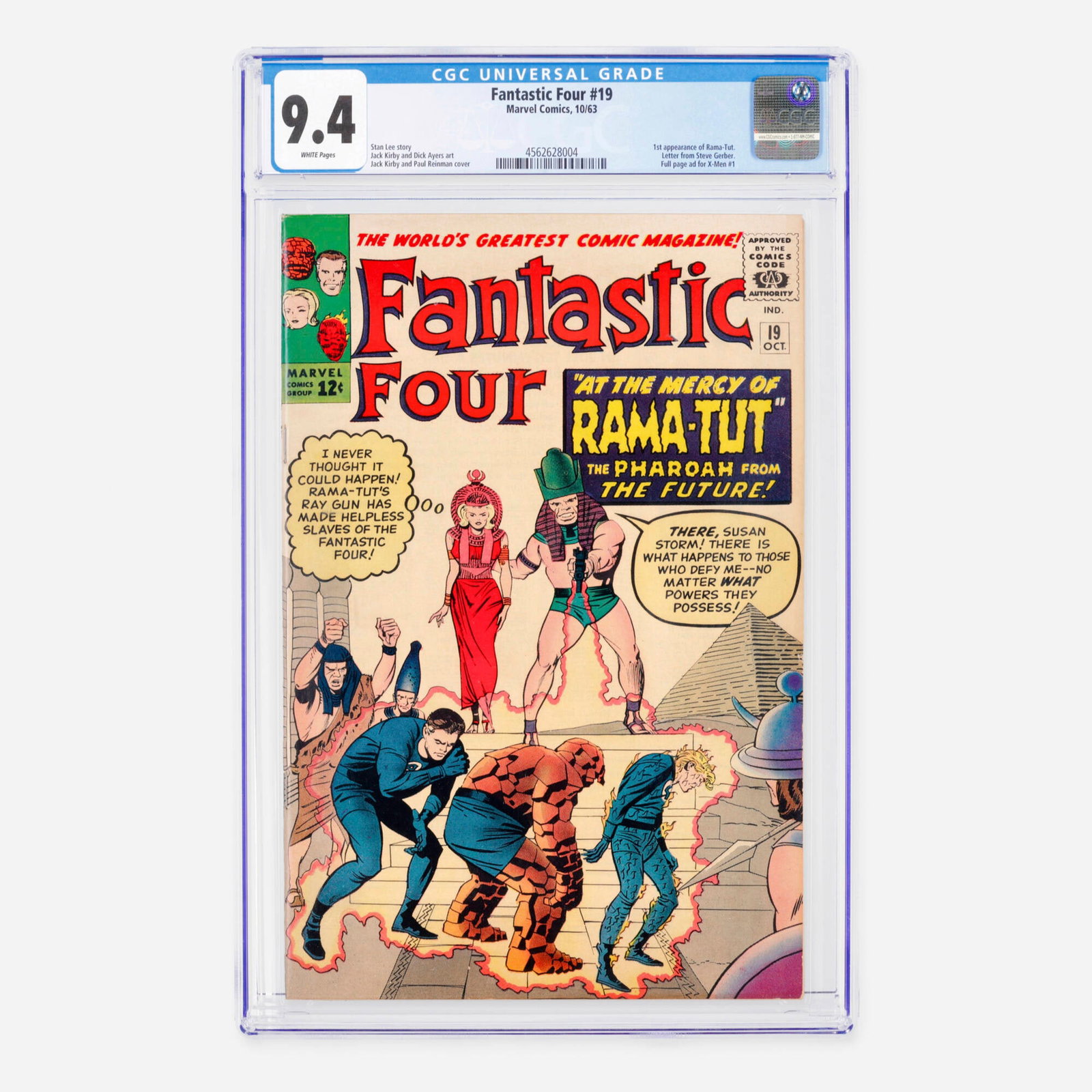 Marvel Comics Fantastic Four #19 CGC 9.4 (1 of 2)