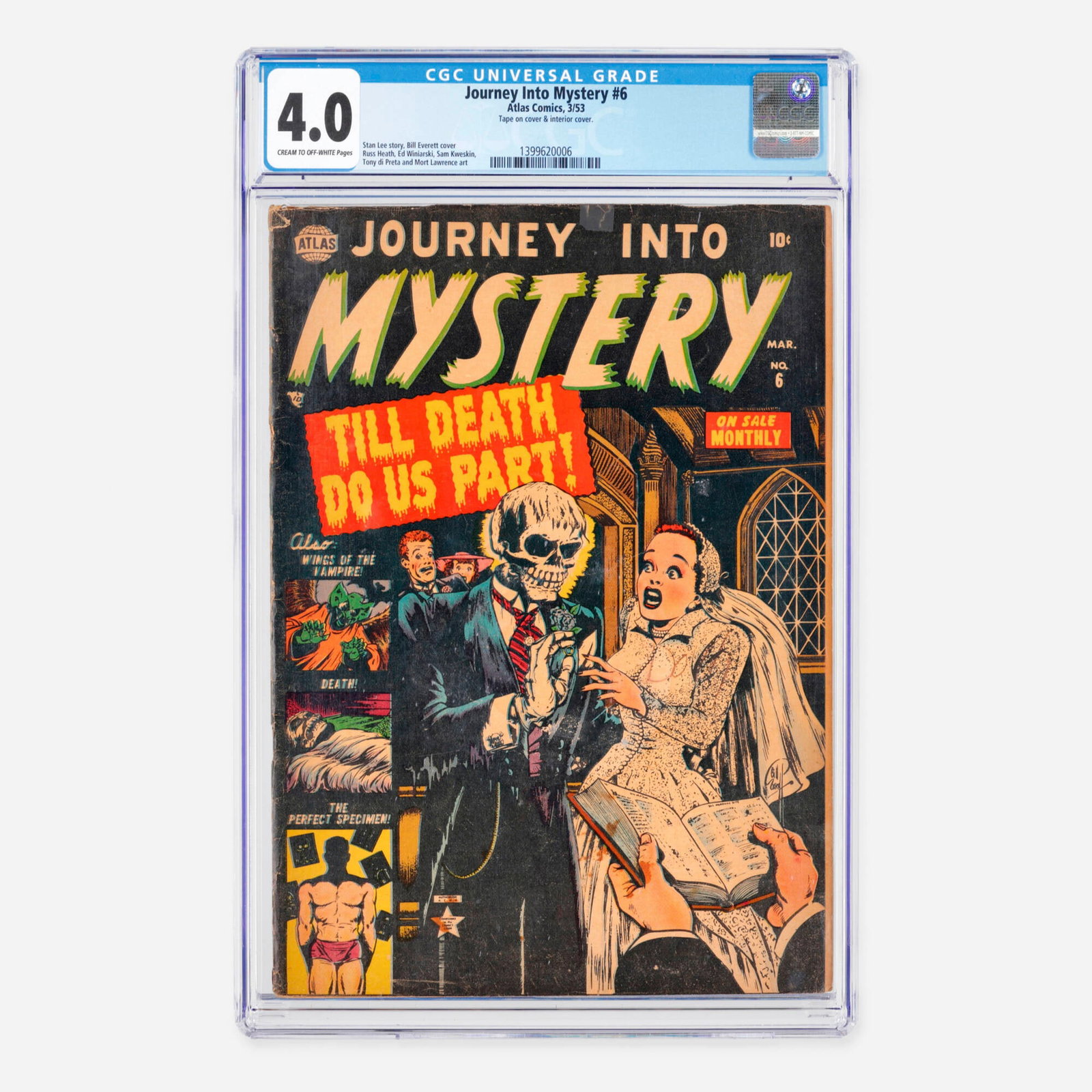 Atlas Comics Journey Into Mystery #6 CGC 4.0 (1 of 2)