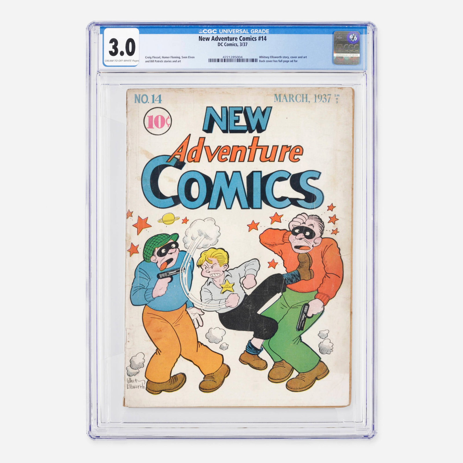 DC Comics New Adventure Comics #14 CGC 3.0 (1 of 2)