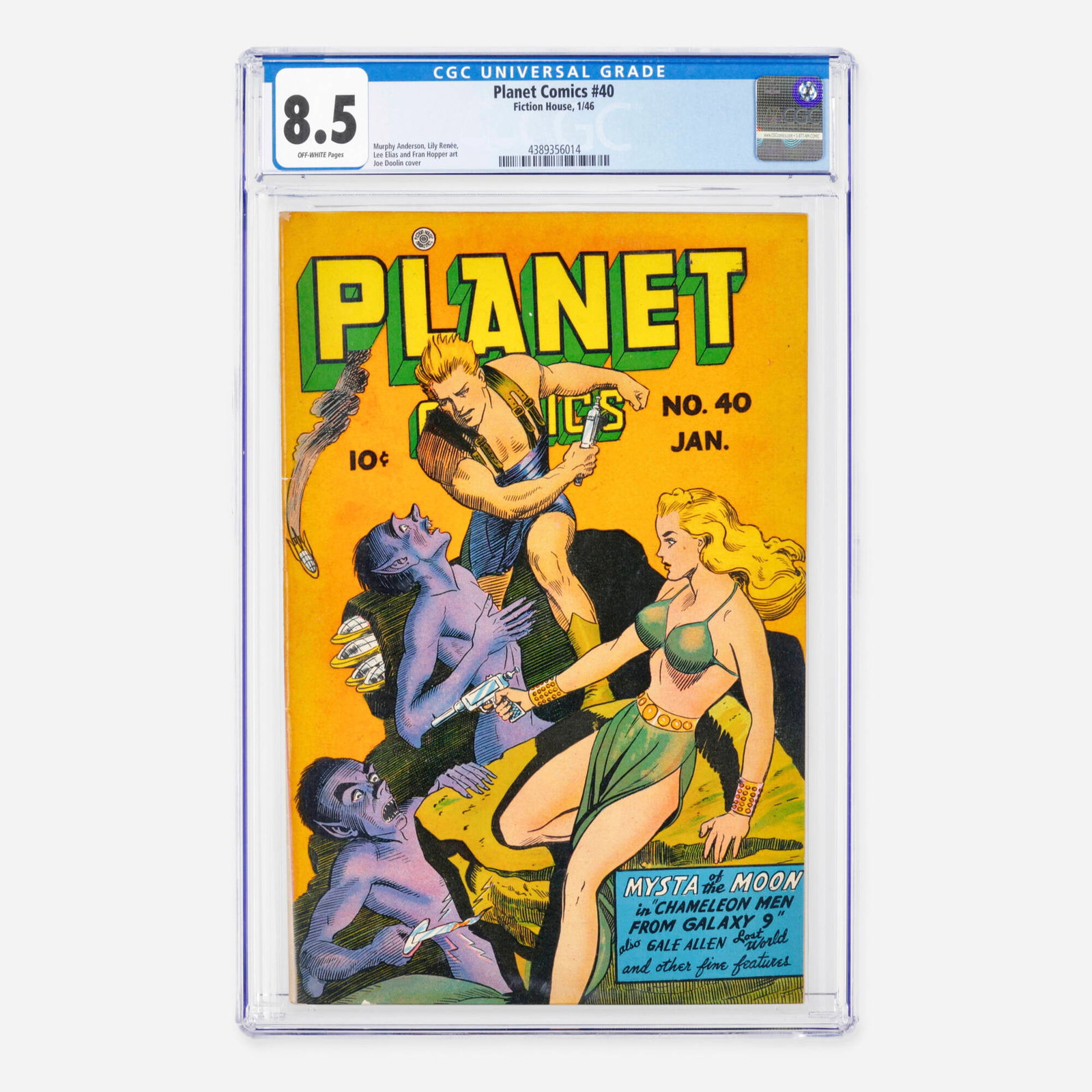 Fiction House Planet Comics #40 CGC 8.5 (1 of 2)