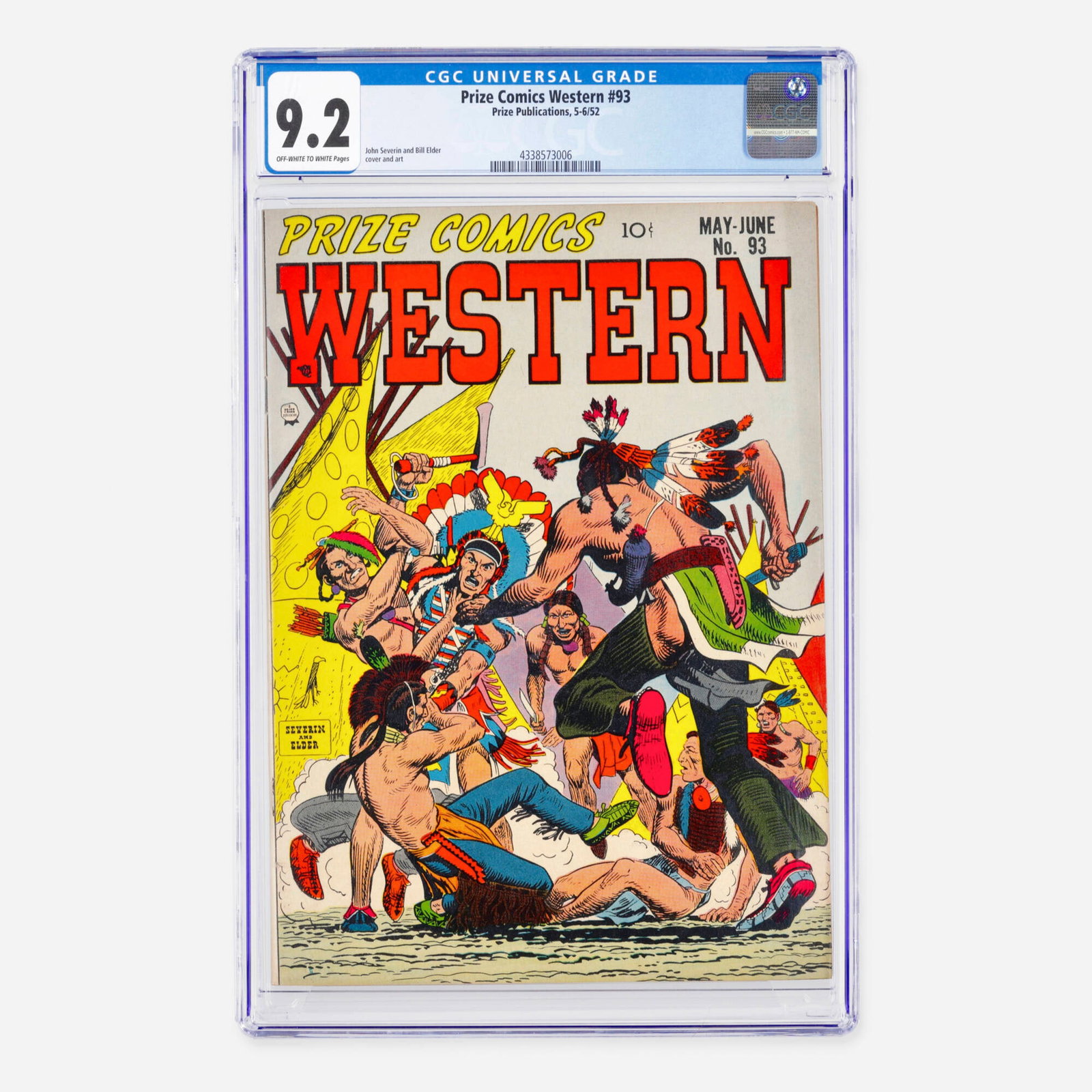 Prize Publications Prize Comics Western #93 CGC 9.2 (1 of 2)