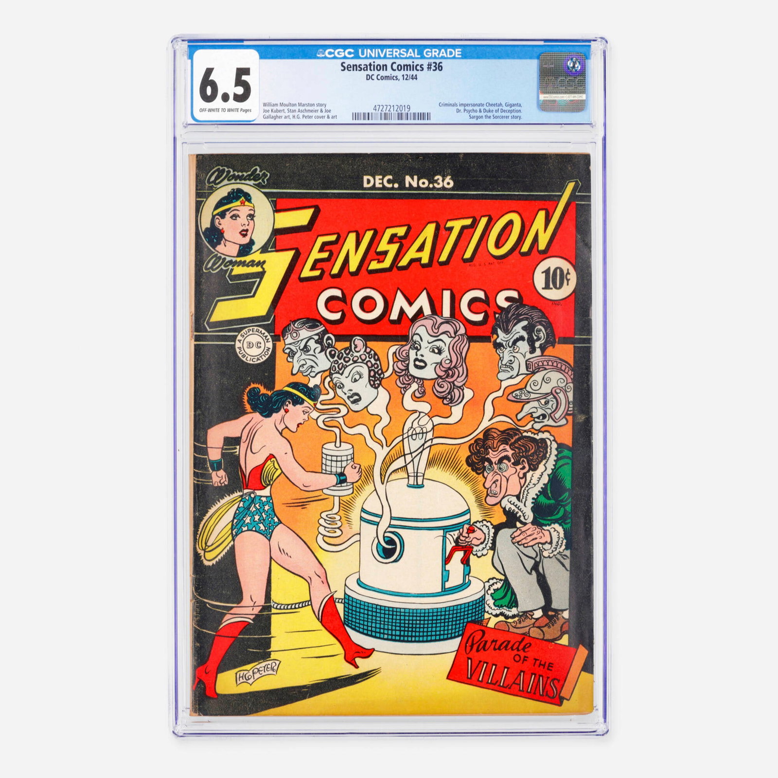 DC Comics Sensation Comics #36 CGC 6.5 (1 of 2)