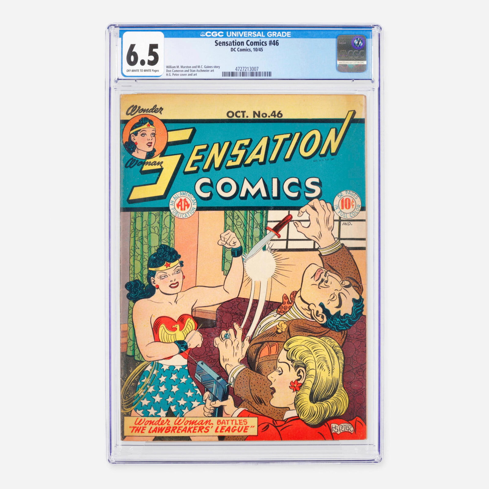 DC Comics Sensation Comics #46 CGC 6.5 (1 of 2)