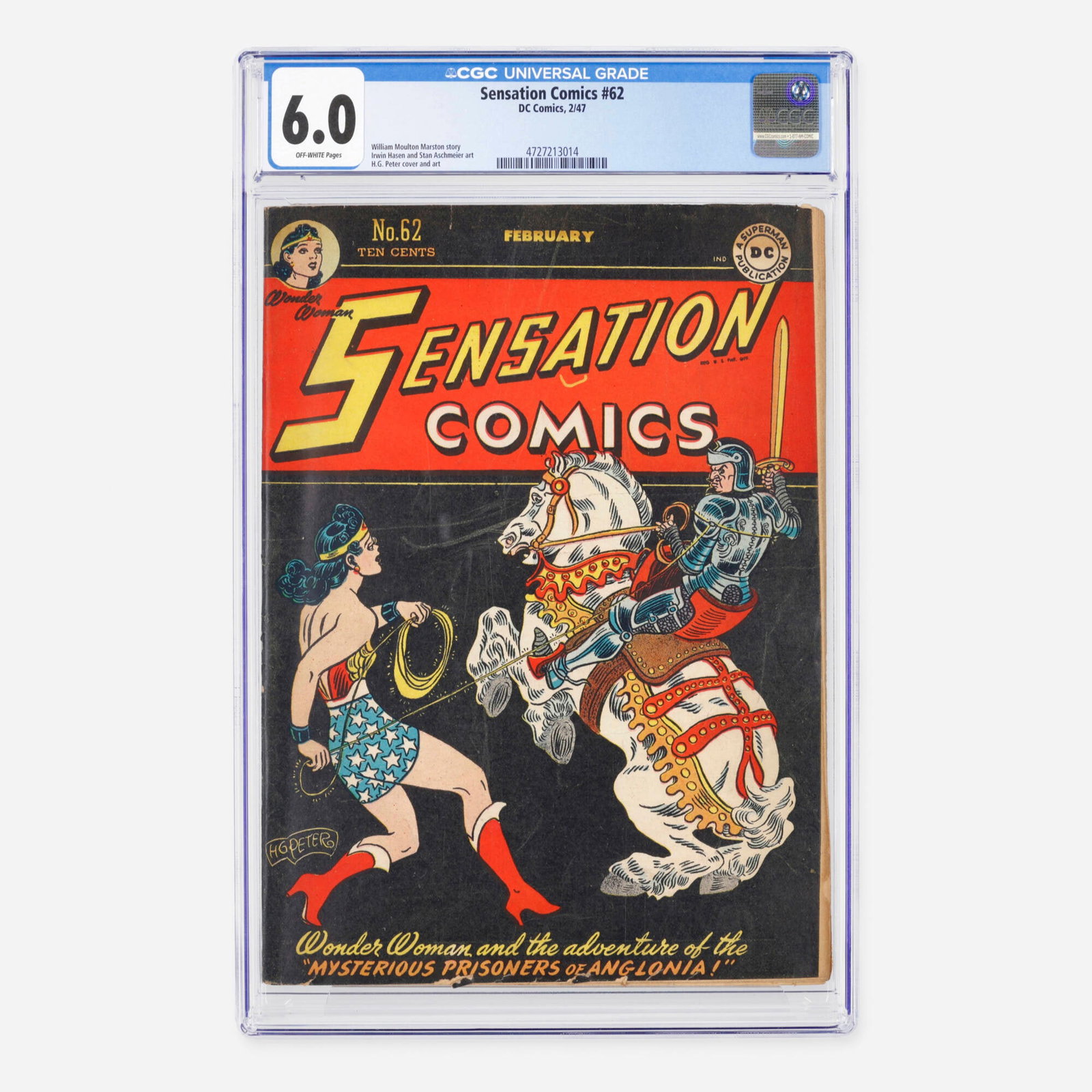 DC Comics Sensation Comics #62 CGC 6.0 (1 of 2)