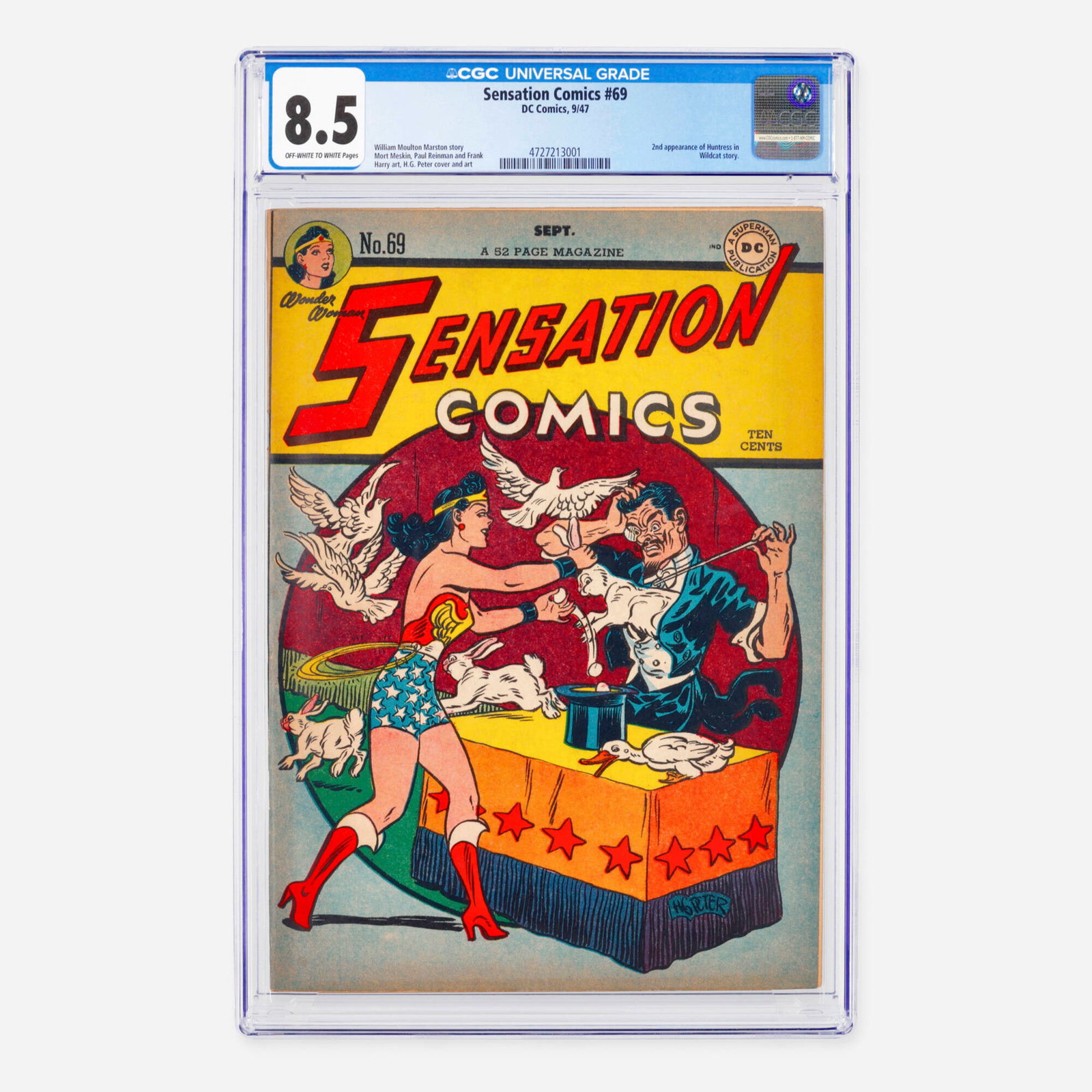 DC Comics Sensation Comics #69 CGC 8.5 (1 of 2)
