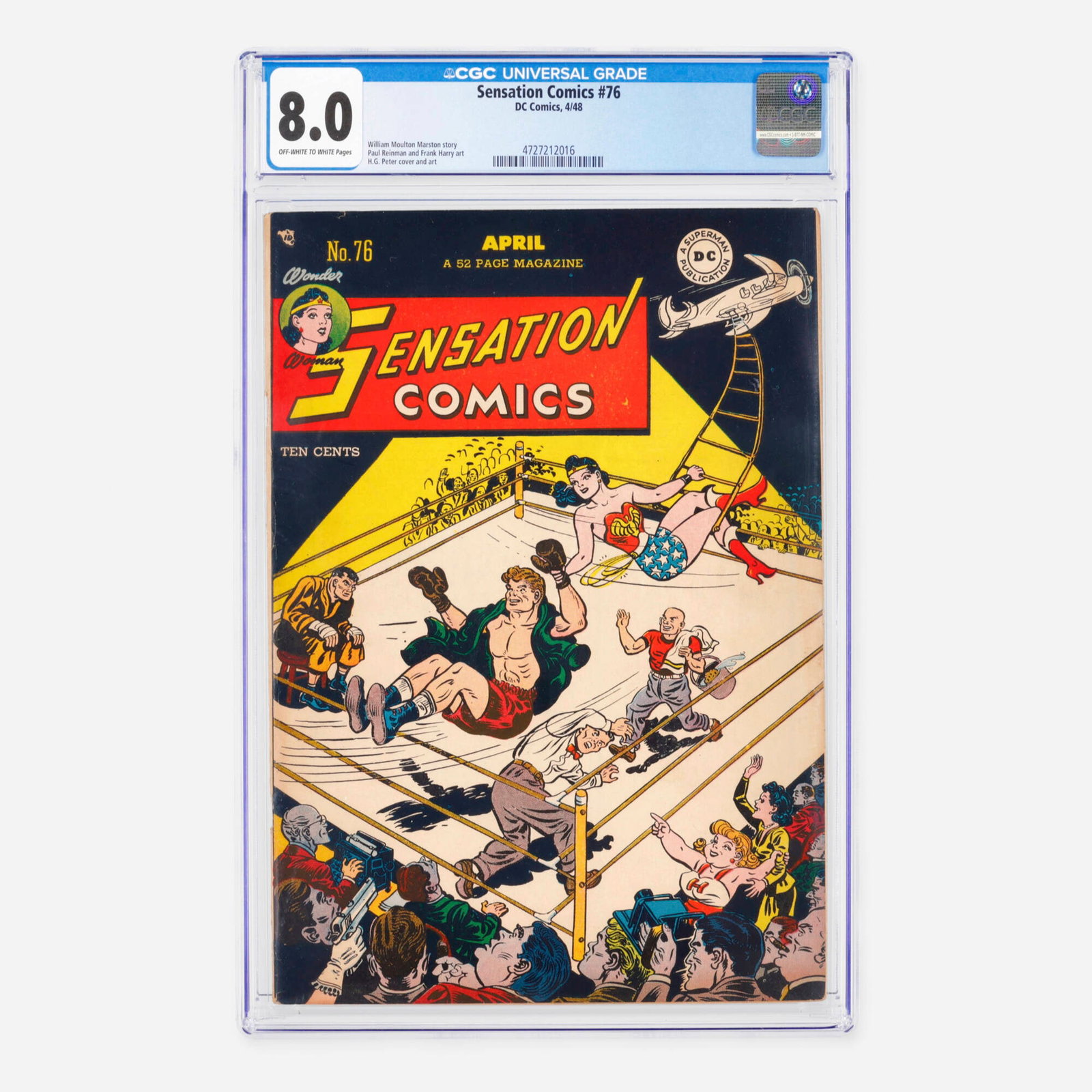 DC Comics Sensation Comics #76 CGC 8.0 (1 of 2)