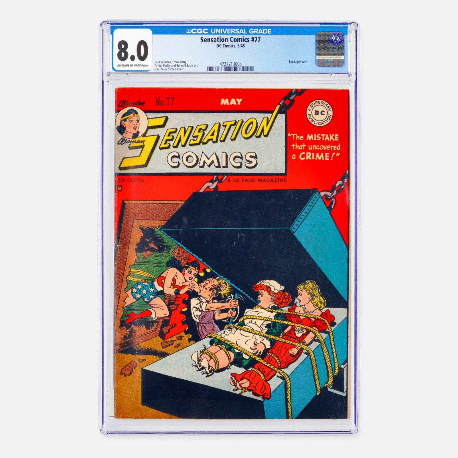 DC Comics Sensation Comics #77 CGC 8.0 (1 of 2)