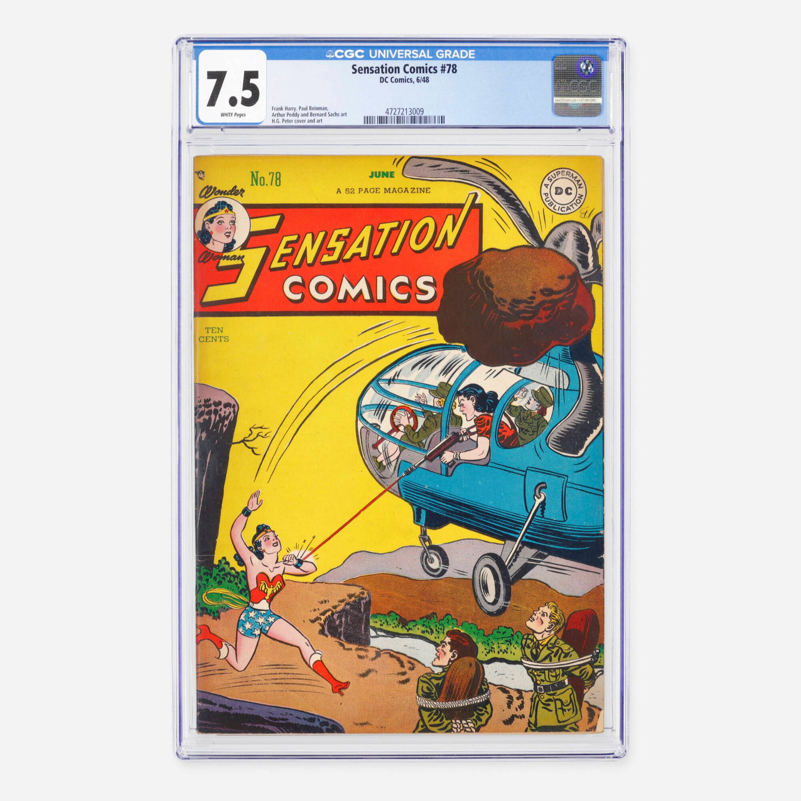DC Comics Sensation Comics #78 CGC 7.5 (1 of 2)