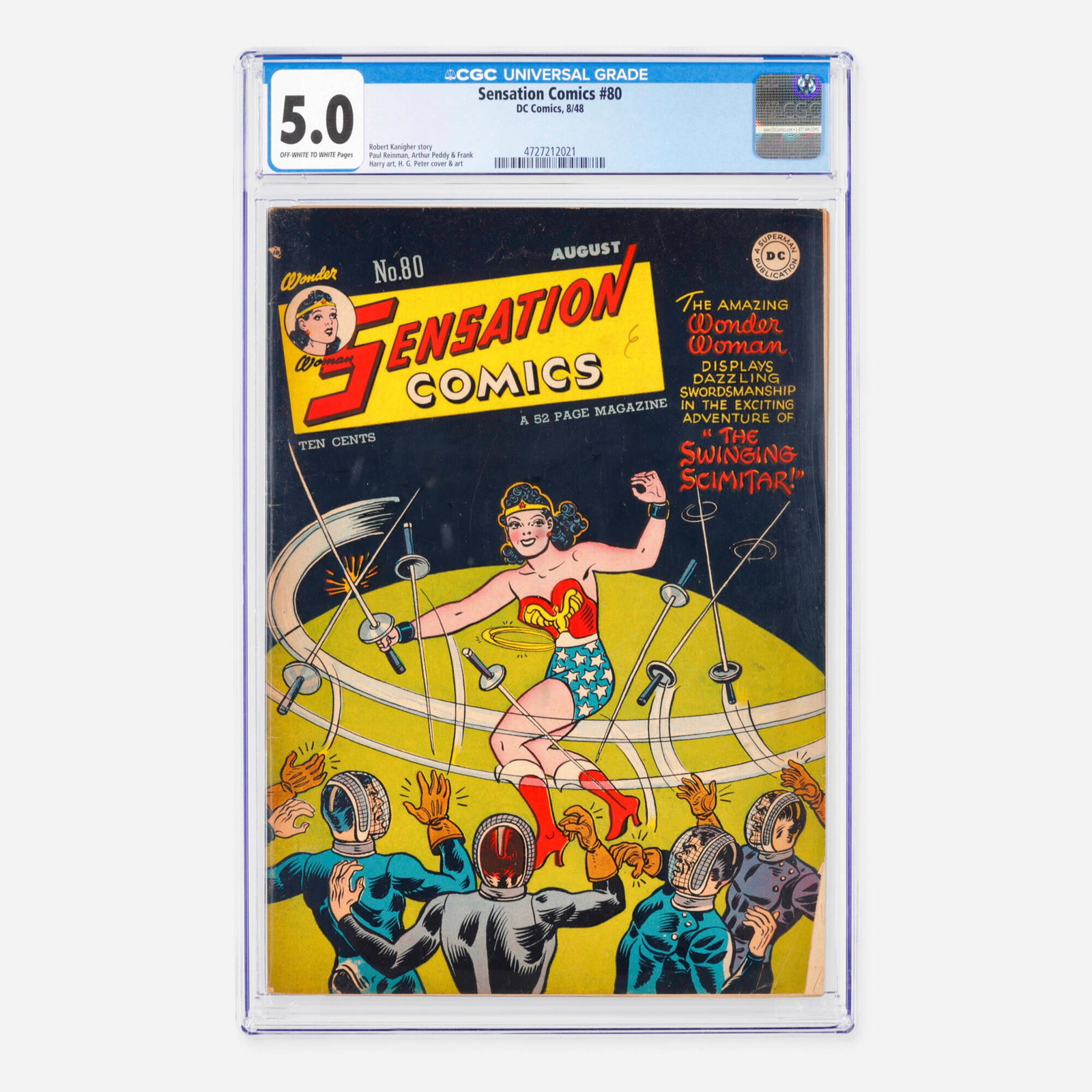 DC Comics Sensation Comics #80 CGC 5.0 (1 of 2)