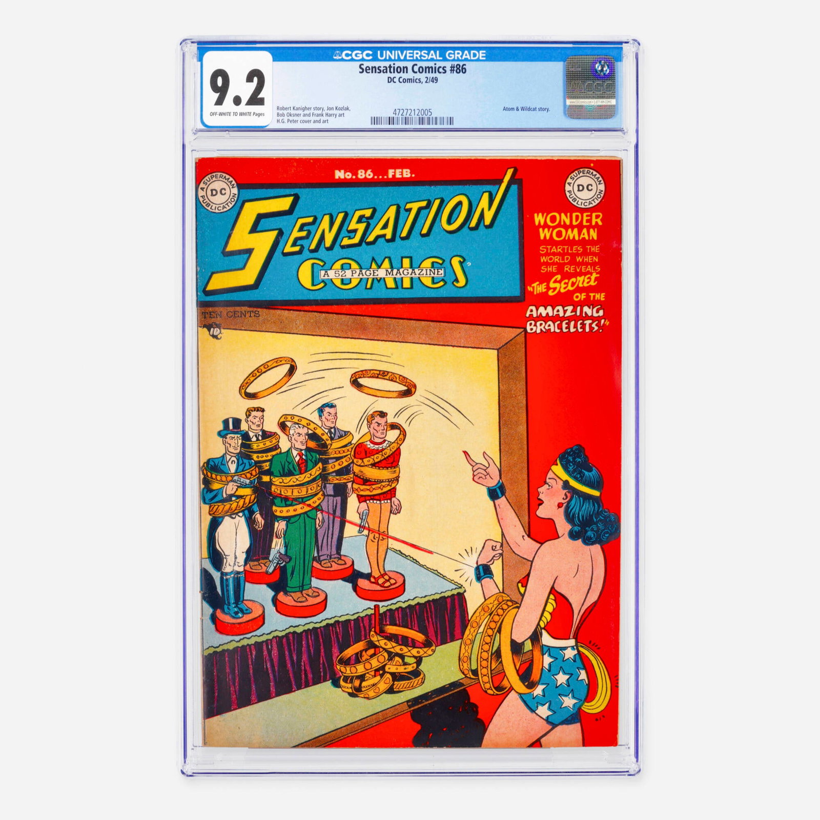 DC Comics Sensation Comics #86 CGC 9.2 (1 of 2)