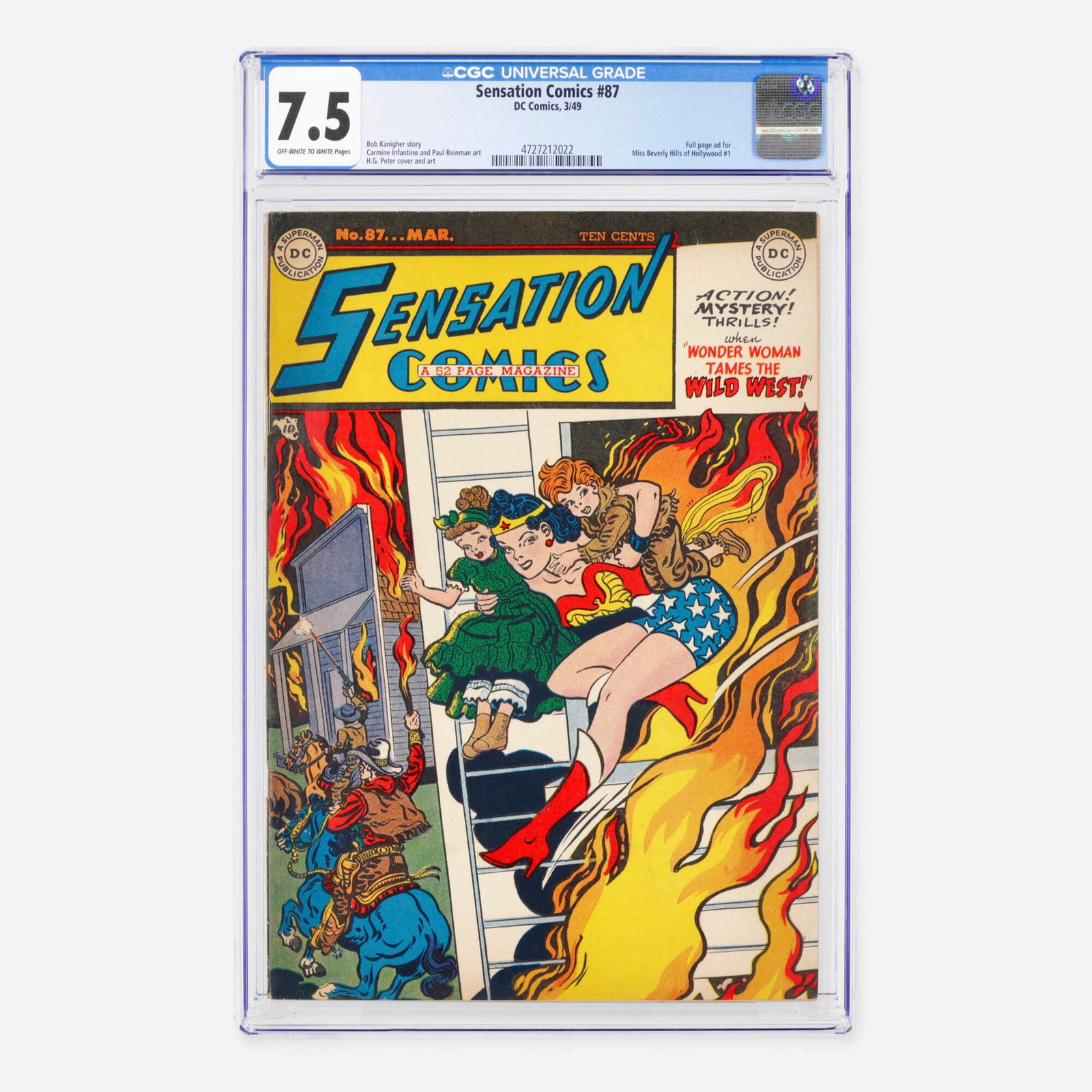 DC Comics Sensation Comics #87 CGC 7.5 (1 of 2)