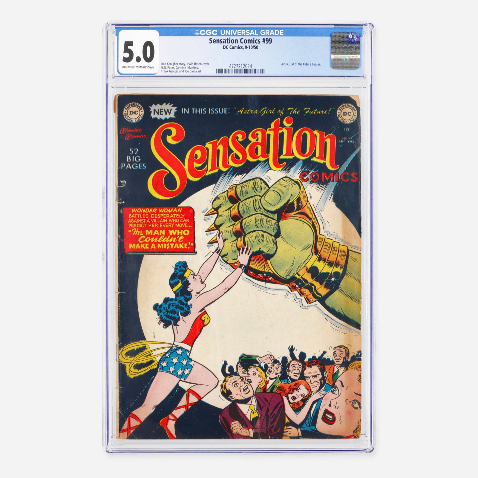 DC Comics Sensation Comics #99 CGC 5.0 (1 of 2)