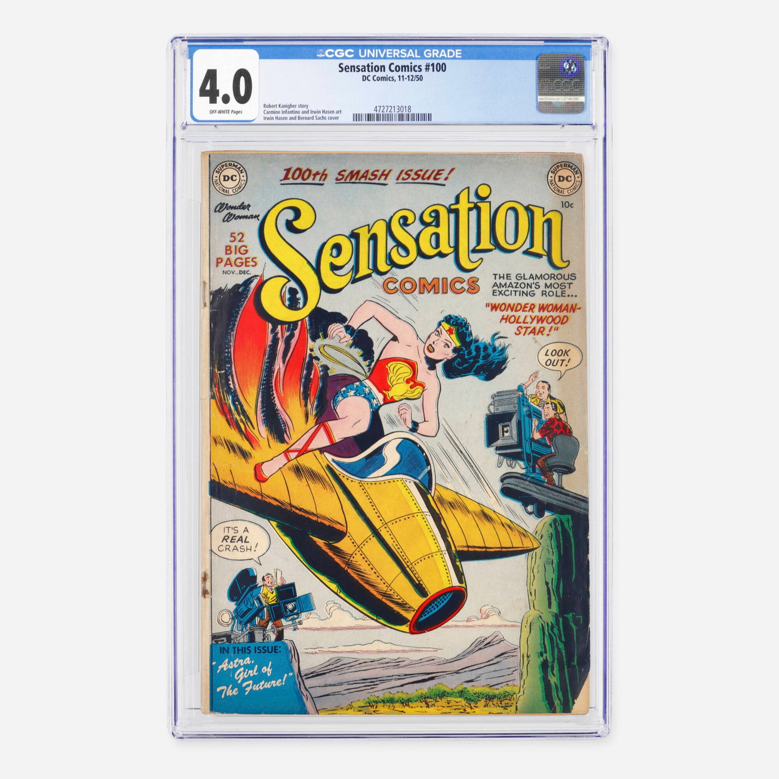 DC Comics Sensation Comics #100 CGC 4.0 (1 of 2)
