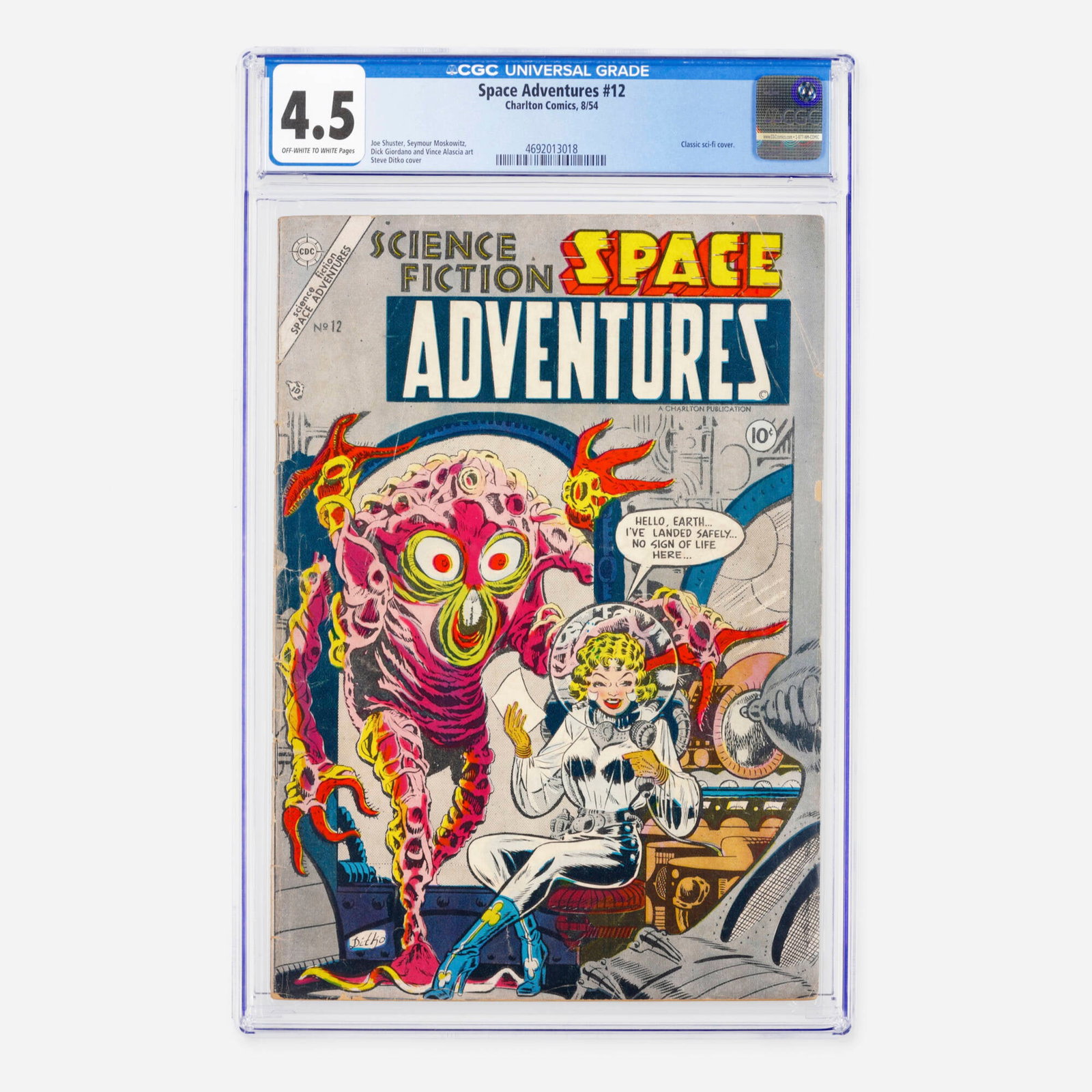 Charlton Comics Space Adventures #12 CGC 4.5 (1 of 2)