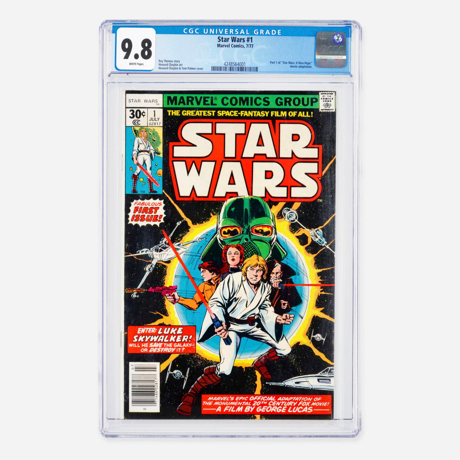 Marvel Comics Star Wars #1 CGC 9.8 (1 of 2)