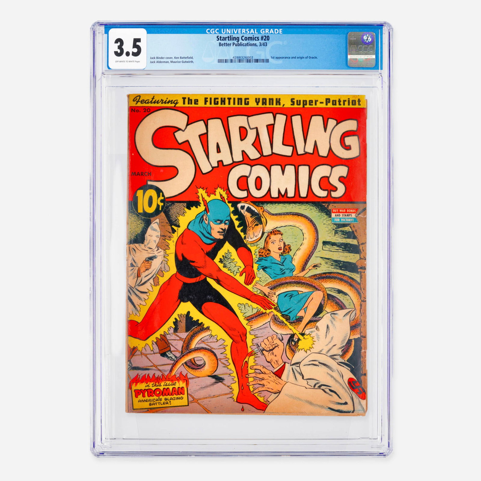 Better Publications Startling Comics #20 CGC 3.5 (1 of 2)