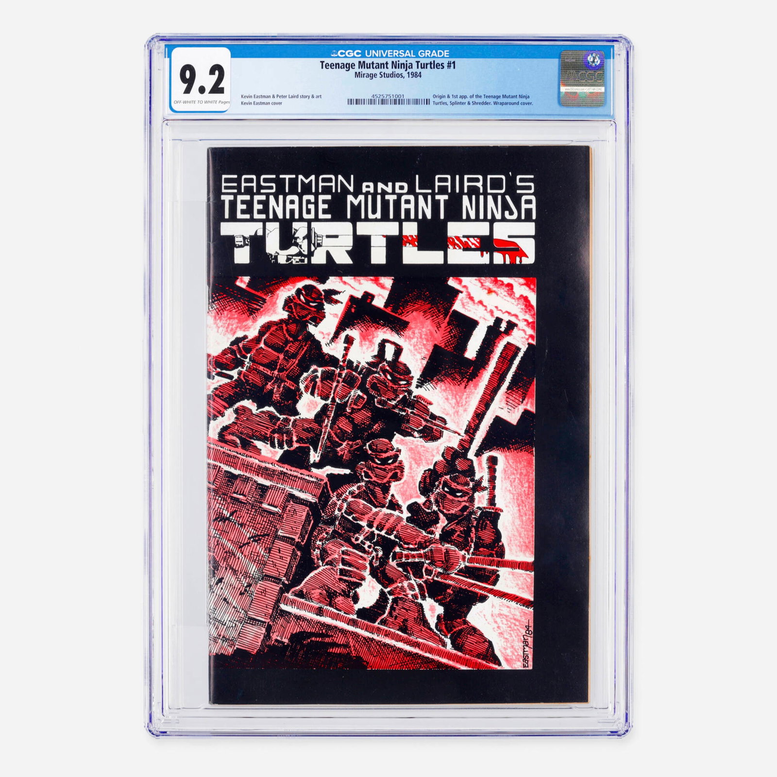 Mirage Studios Teenage Mutant Ninja Turtles #1 CGC 9.2 (1 of 2)