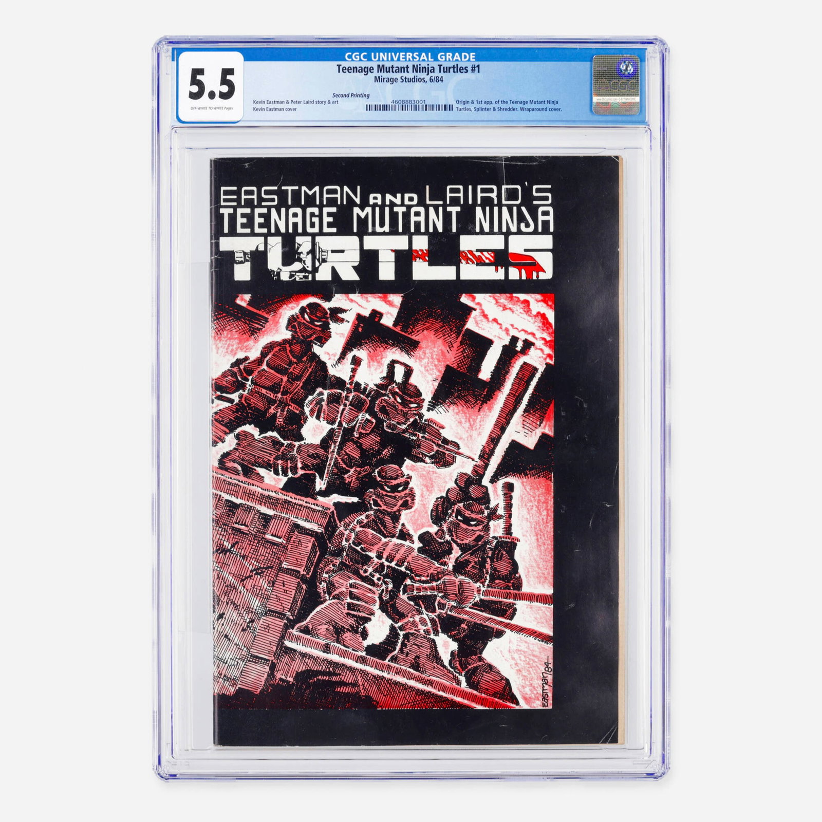 Mirage Studios Teenage Mutant Ninja Turtles #1 CGC 5.5 Second Printing (1 of 2)