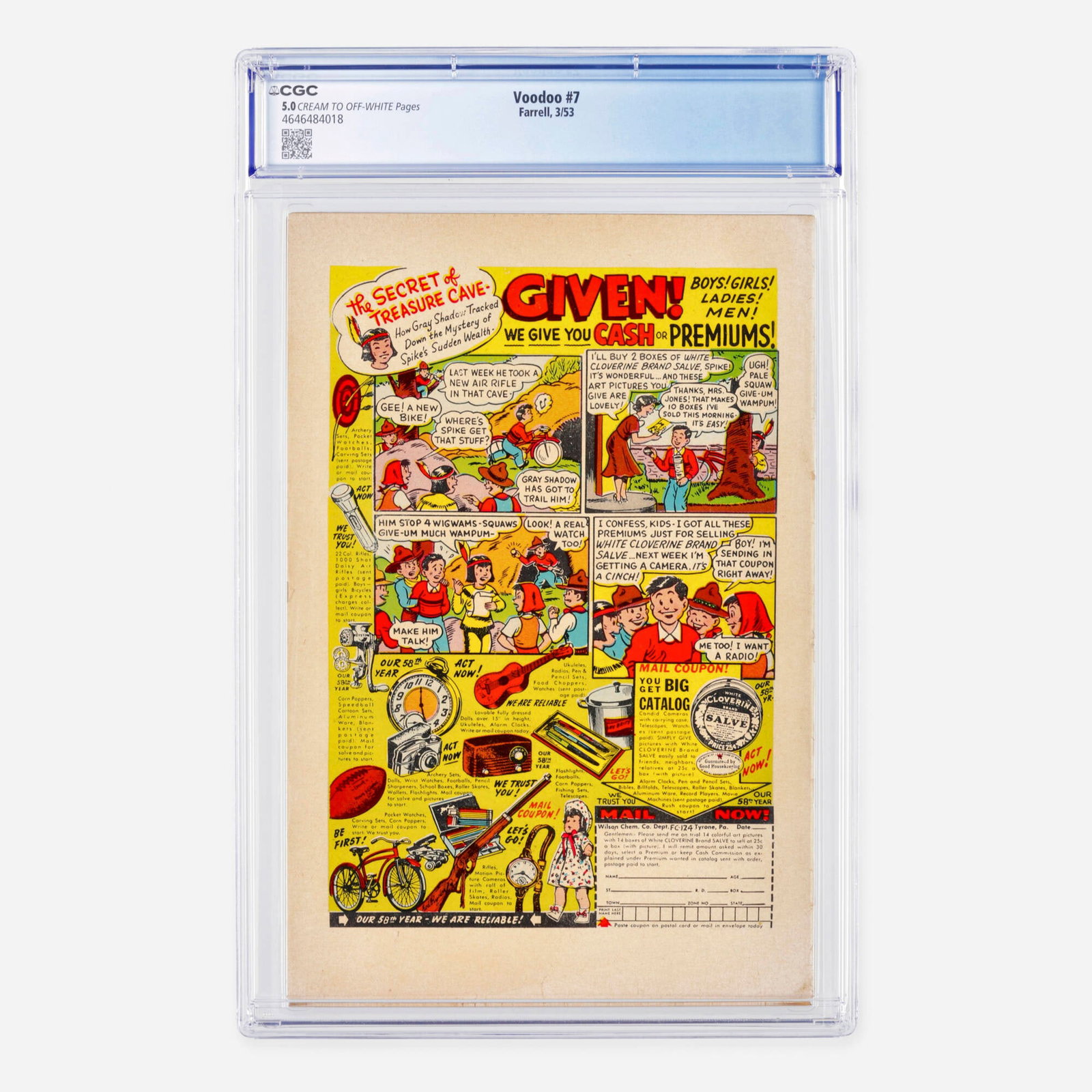 Farrell Voodoo #7 CGC 5.0 - 2