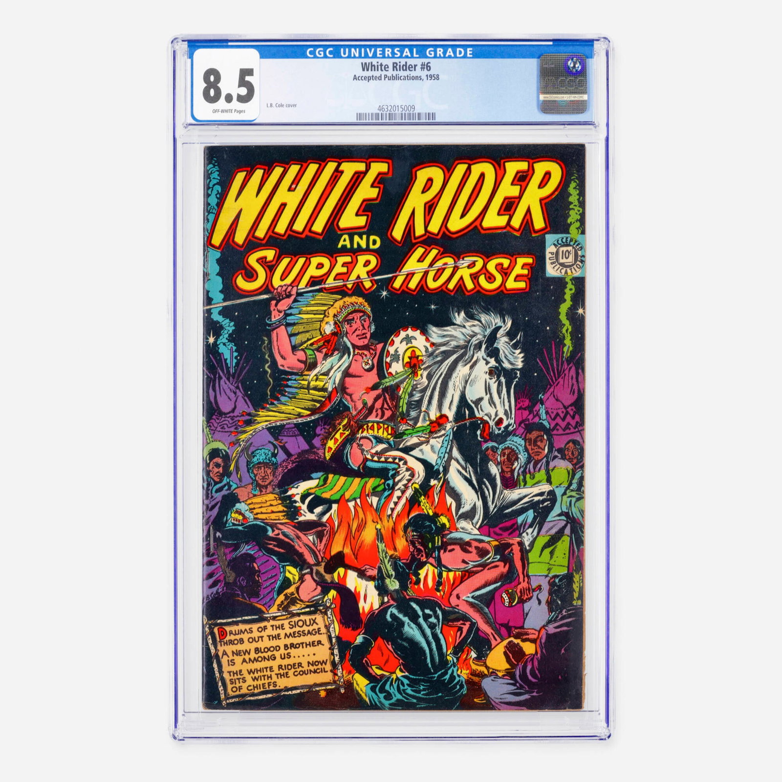 Accepted Publications White Rider #6 CGC 8.5 (1 of 2)