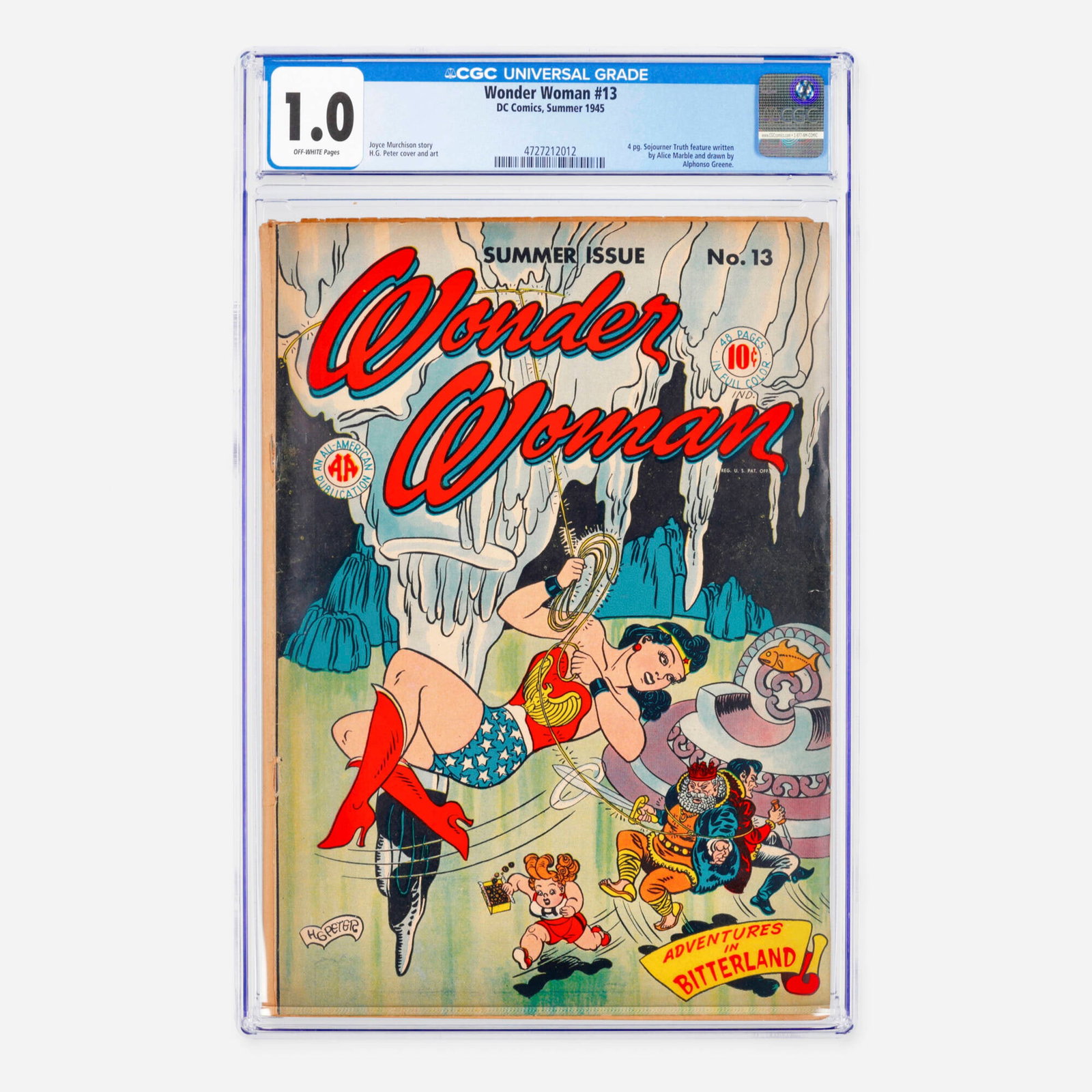 DC Comics Wonder Woman #13 CGC 1.0 (1 of 2)